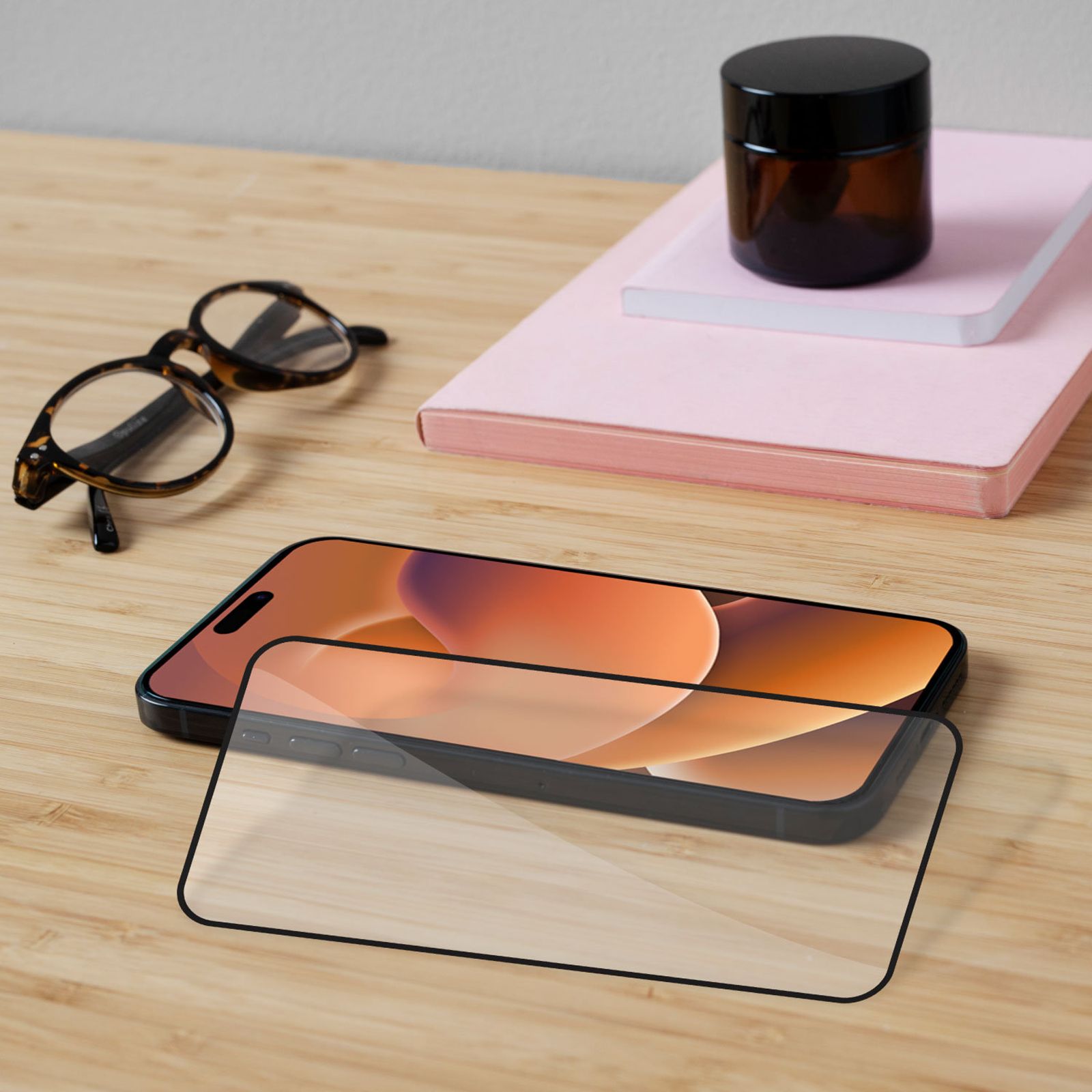 HYPHEN DEFENDR Tempered Glass for Apple iPhone 14 Pro (Full Coverage)_5