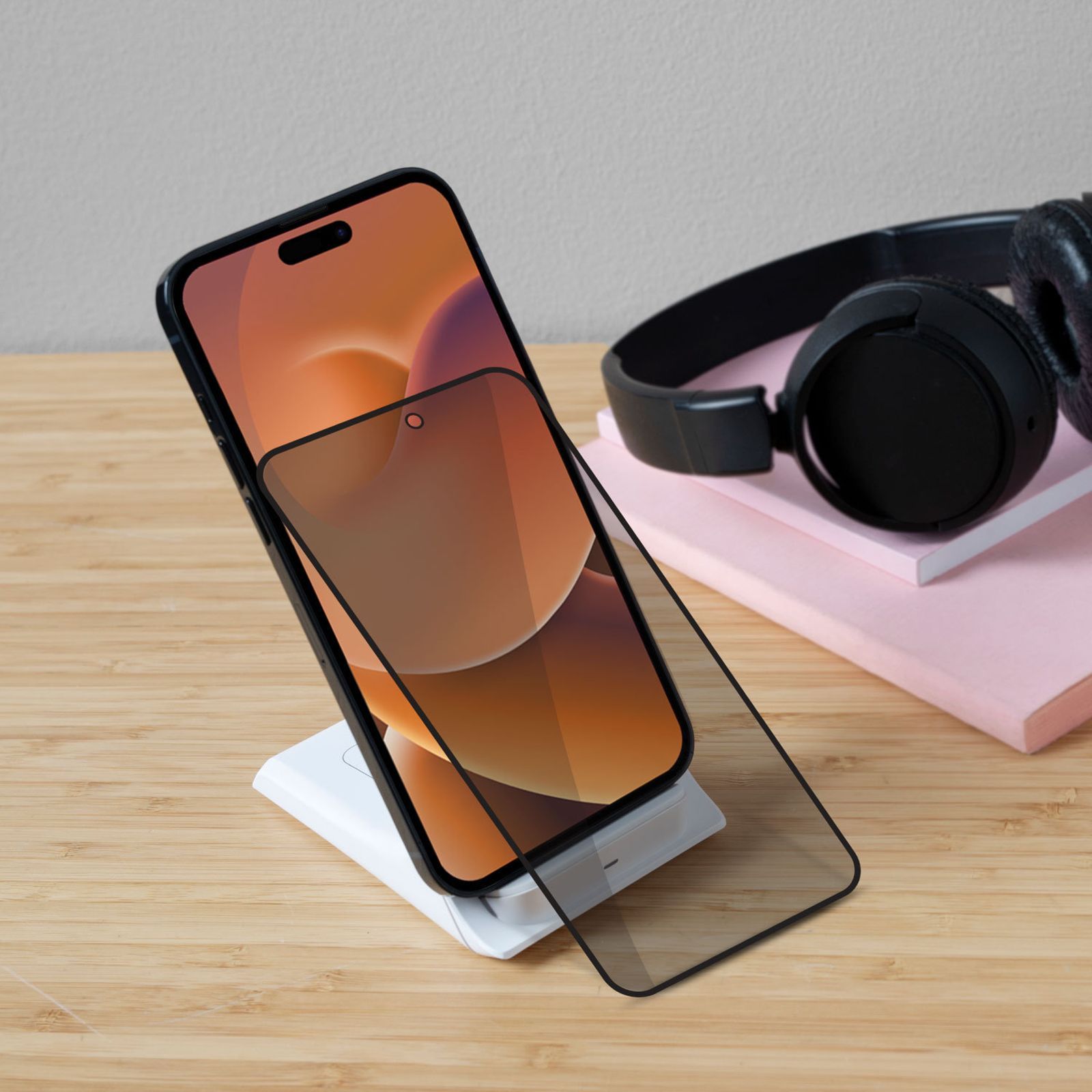 HYPHEN DEFENDR Privacy Tempered Glass for Apple iPhone 14 Pro (9H Hardness)_10