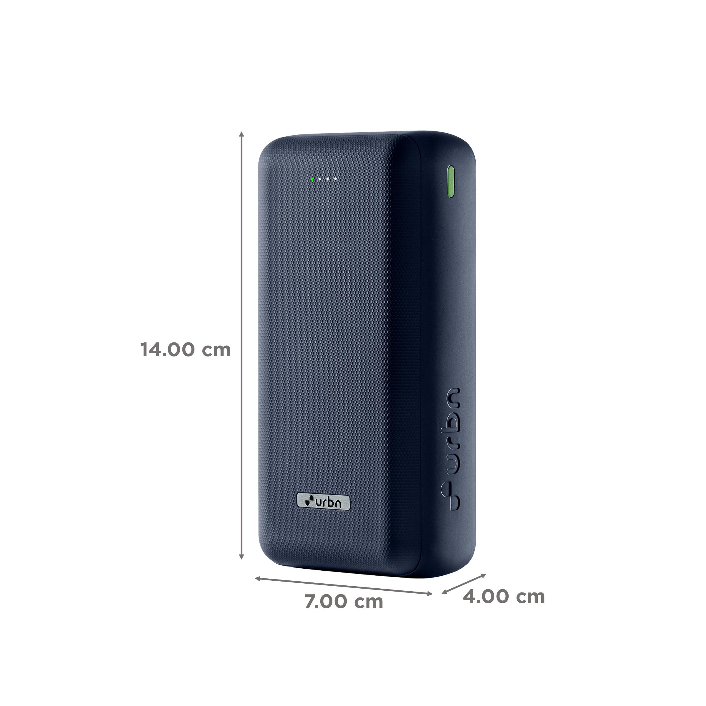 urbn Ultra Compact 27000 mAh 65W Fast Charging Power Bank (2 Type A, 1 Type C & Micro USB Ports, Quick Charge, Blue)_2