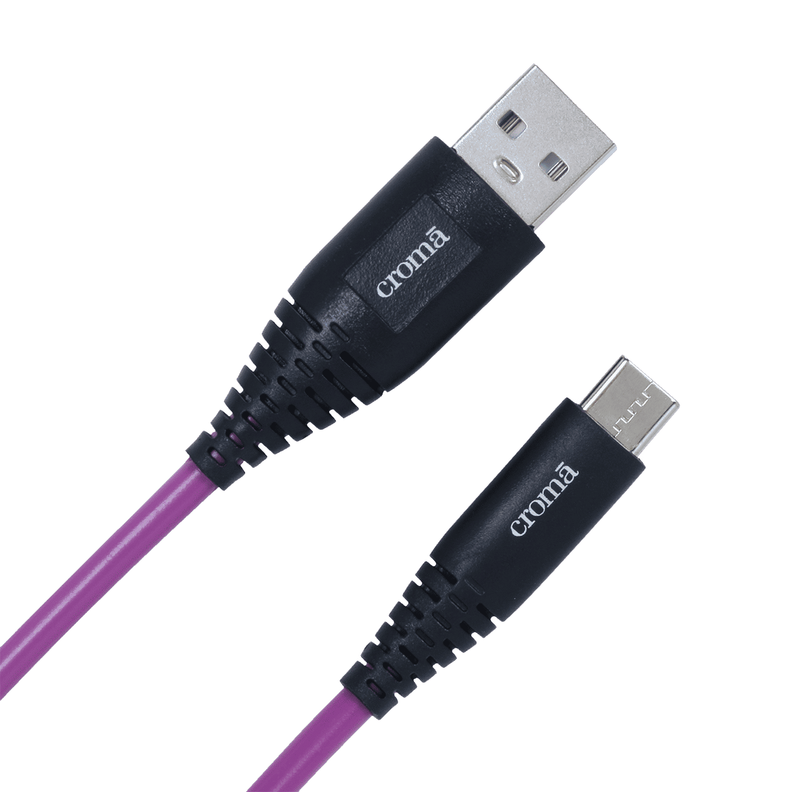 Croma Sunburn Edition USB 2.0 Type A to USB 2.0 Type C Charging Cable (Shock Protective, Purple) Croma Sunburn Edition USB 2.0 Type A to USB 2.0 Type C Charging Cable (Shock Protective, Purple)_4