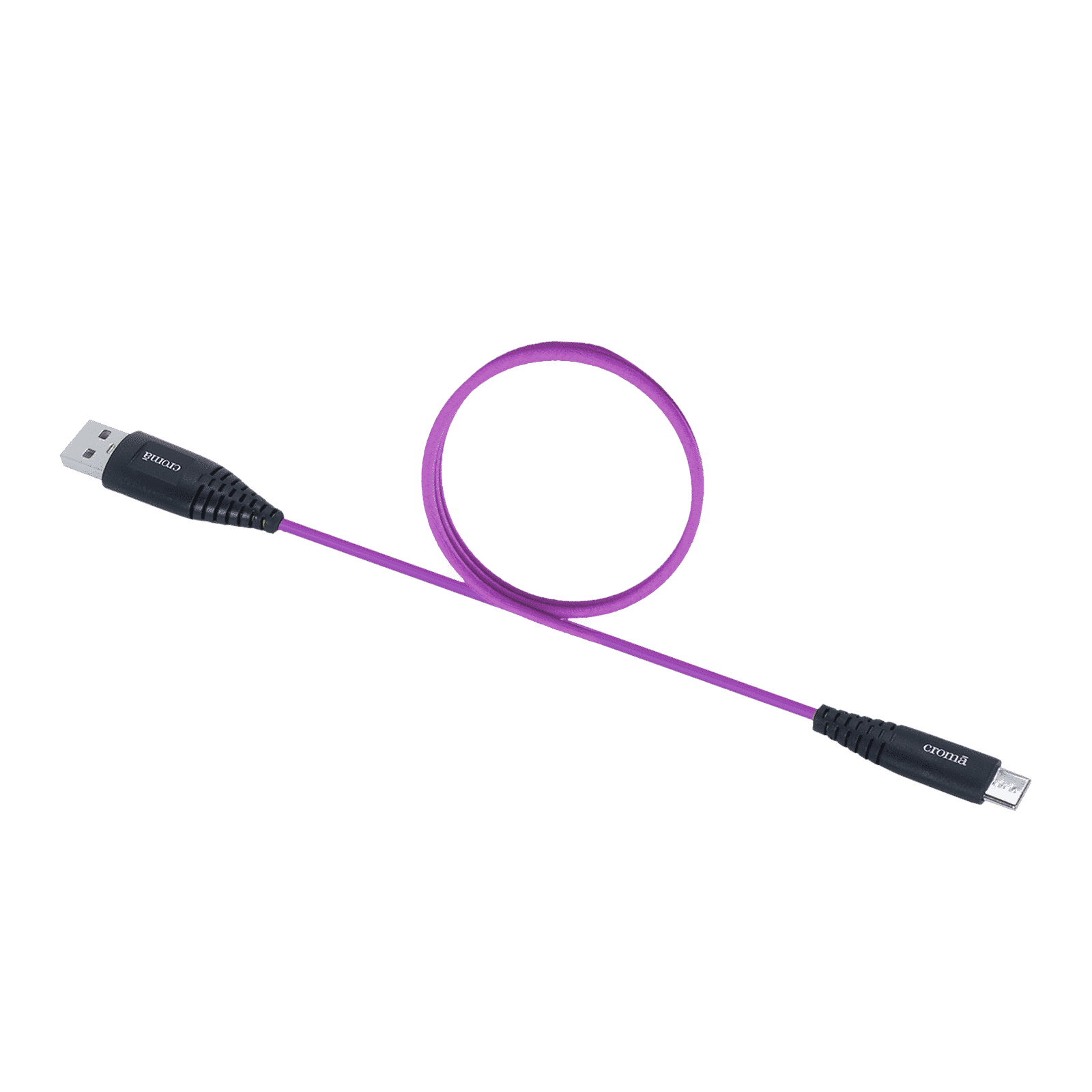 Croma Sunburn Edition USB 2.0 Type A to USB 2.0 Type C Charging Cable (Shock Protective, Purple) Croma Sunburn Edition USB 2.0 Type A to USB 2.0 Type C Charging Cable (Shock Protective, Purple)_5