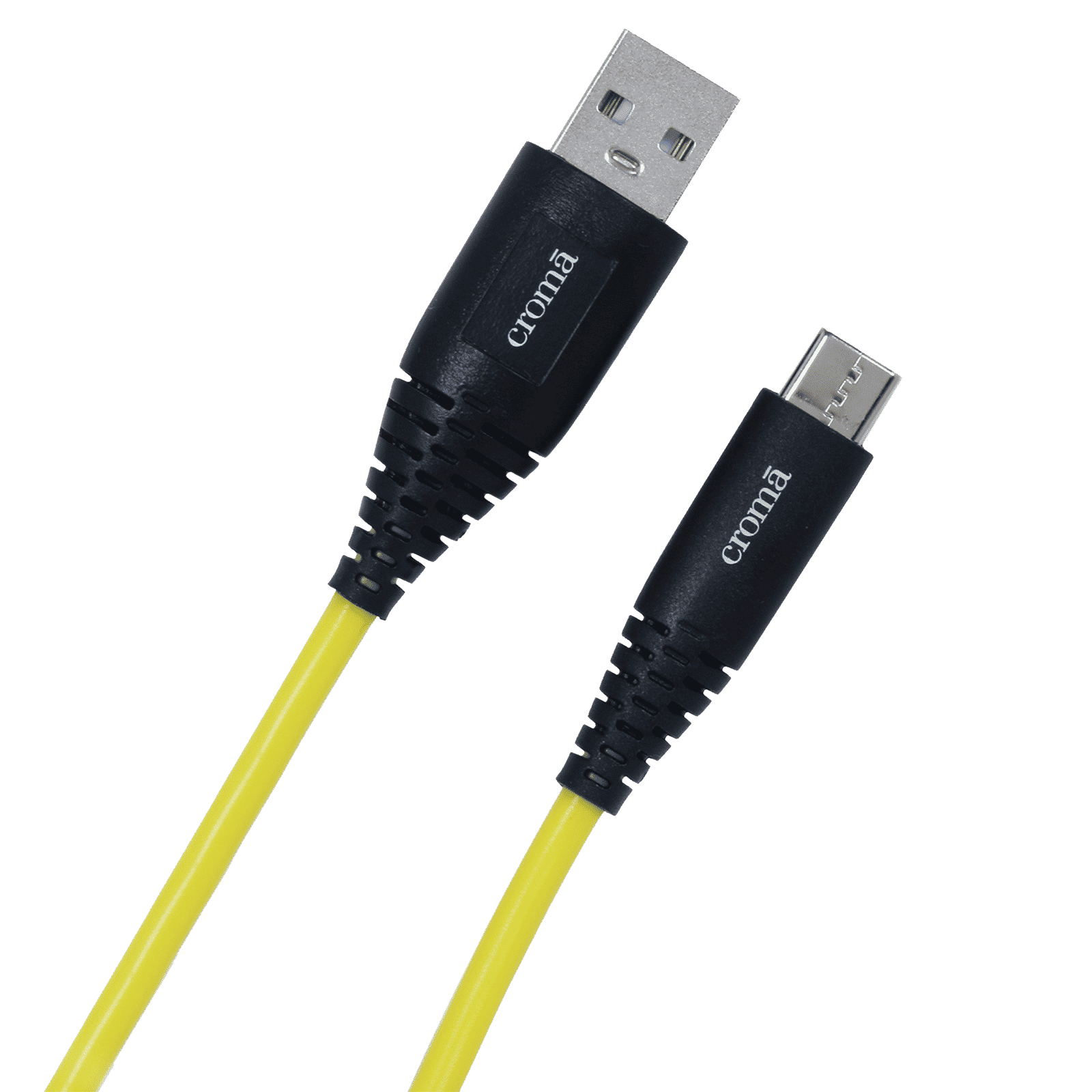 Croma Sunburn Edition USB 2.0 Type A to USB 2.0 Type C Charging Cable (Shock Protective, Yellow) Croma Sunburn Edition USB 2.0 Type A to USB 2.0 Type C Charging Cable (Shock Protective, Yellow)_4