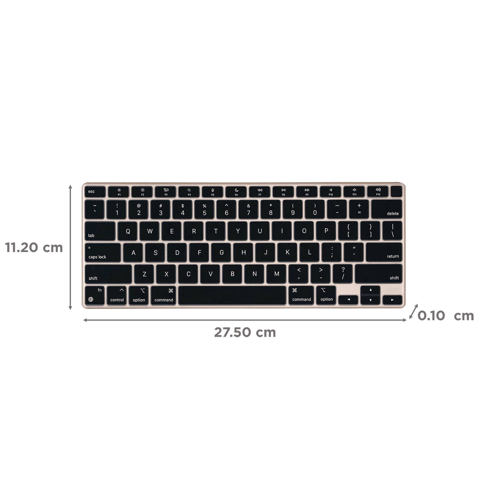 Dr. Vaku Luxos Keyboard Guard For MacBook Pro 16-Inch (Full Protection, MAC16PRO-SKIN, Black)_2
