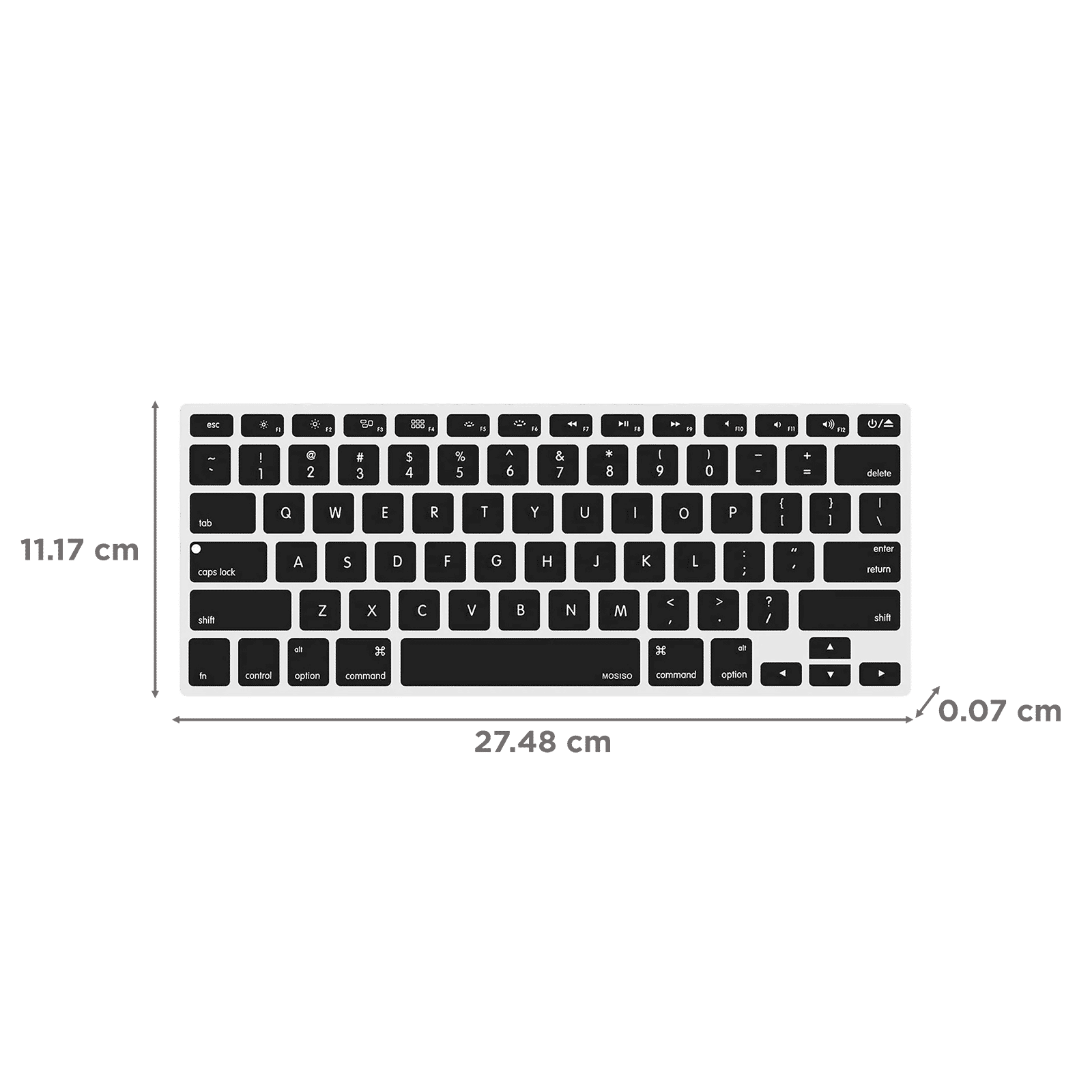 Dr. Vaku Keyboard Guard For MacBook (Dust Resistant, Dr. Vaku-MAC13AIRM2-SK, Black)_2