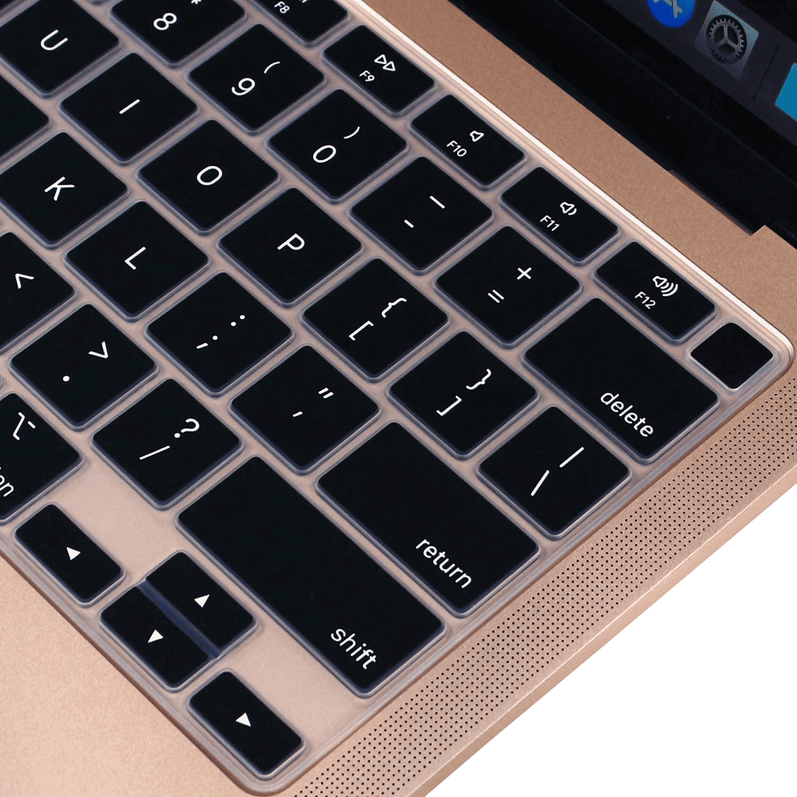 Dr. Vaku Keyboard Guard For MacBook (Dust Resistant, Dr. Vaku-MAC13AIRM2-SK, Black)_4