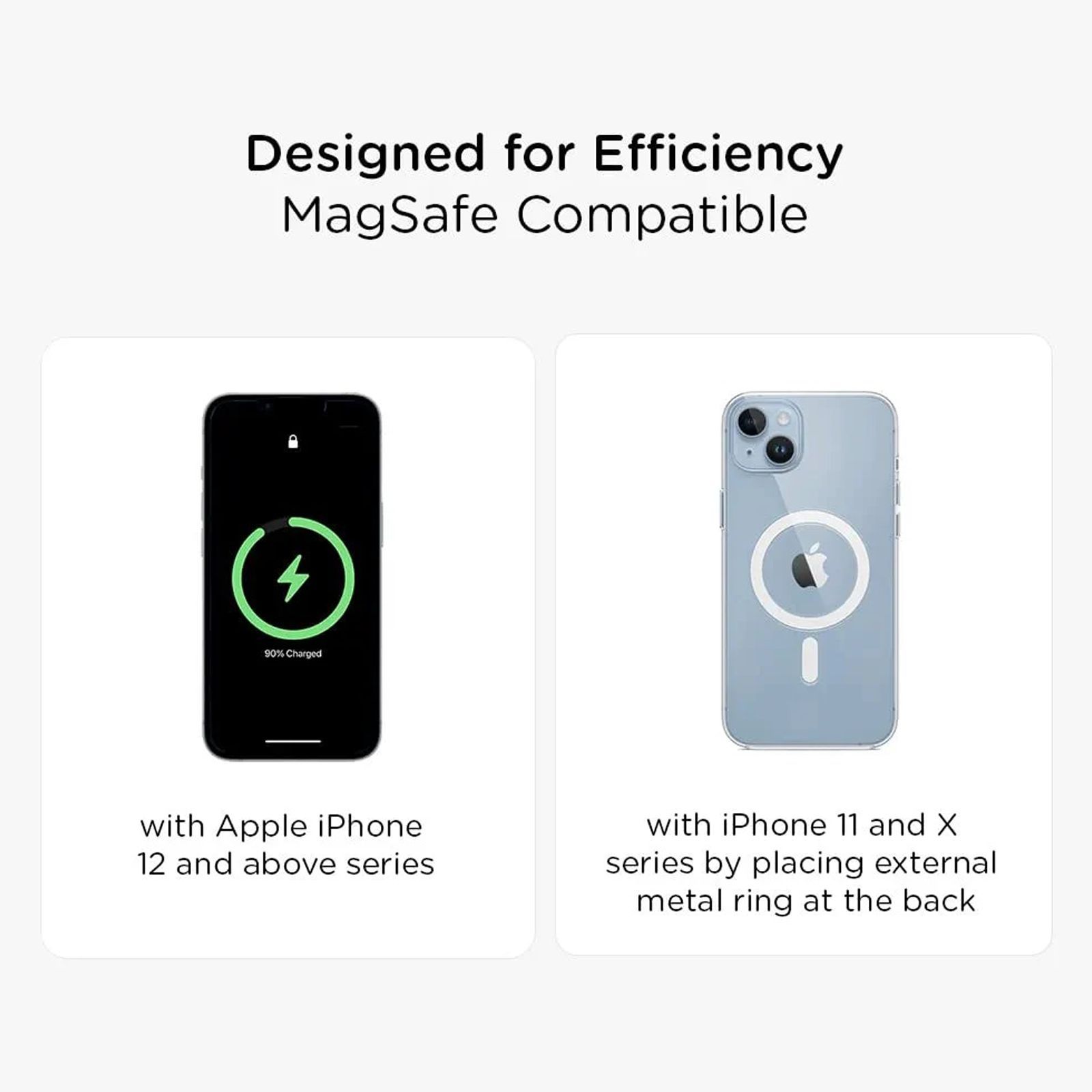 Qubo MagZap Z1 15W Wireless Charger for iPhone 12 & Above, 11, X (Short Circuit Control, White)_5