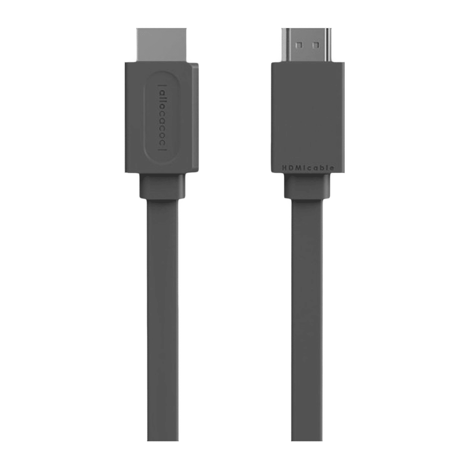 DesignNest HDMI 1.4 Type A to HDMI 1.4 Type A HDMI Cable (Flat Cable Design, Grey)_1