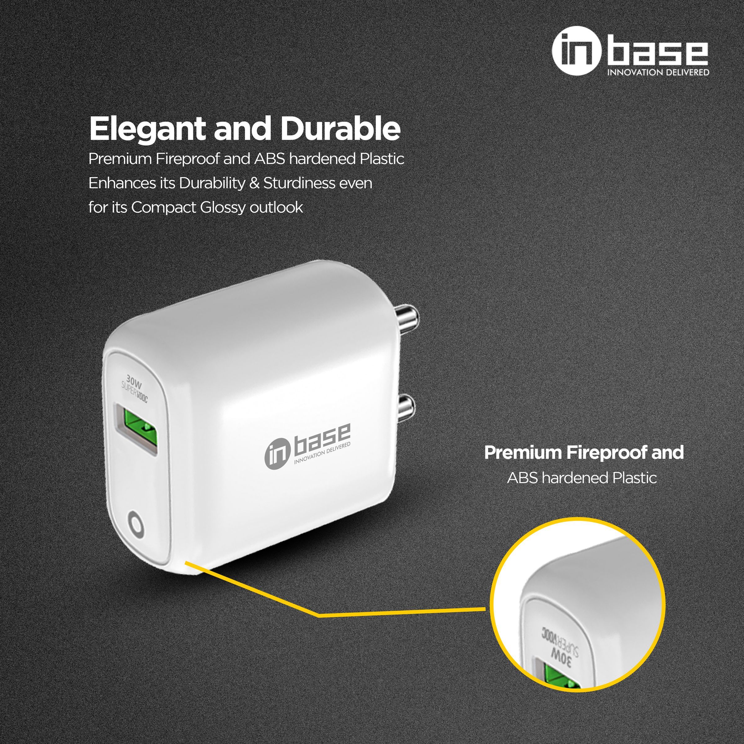 in base Ether SV31 3W Type A SuperVOOC Charger (Adapter Only, White) in base Ether SV31 3W Type A SuperVOOC Charger (Adapter Only, White)_3