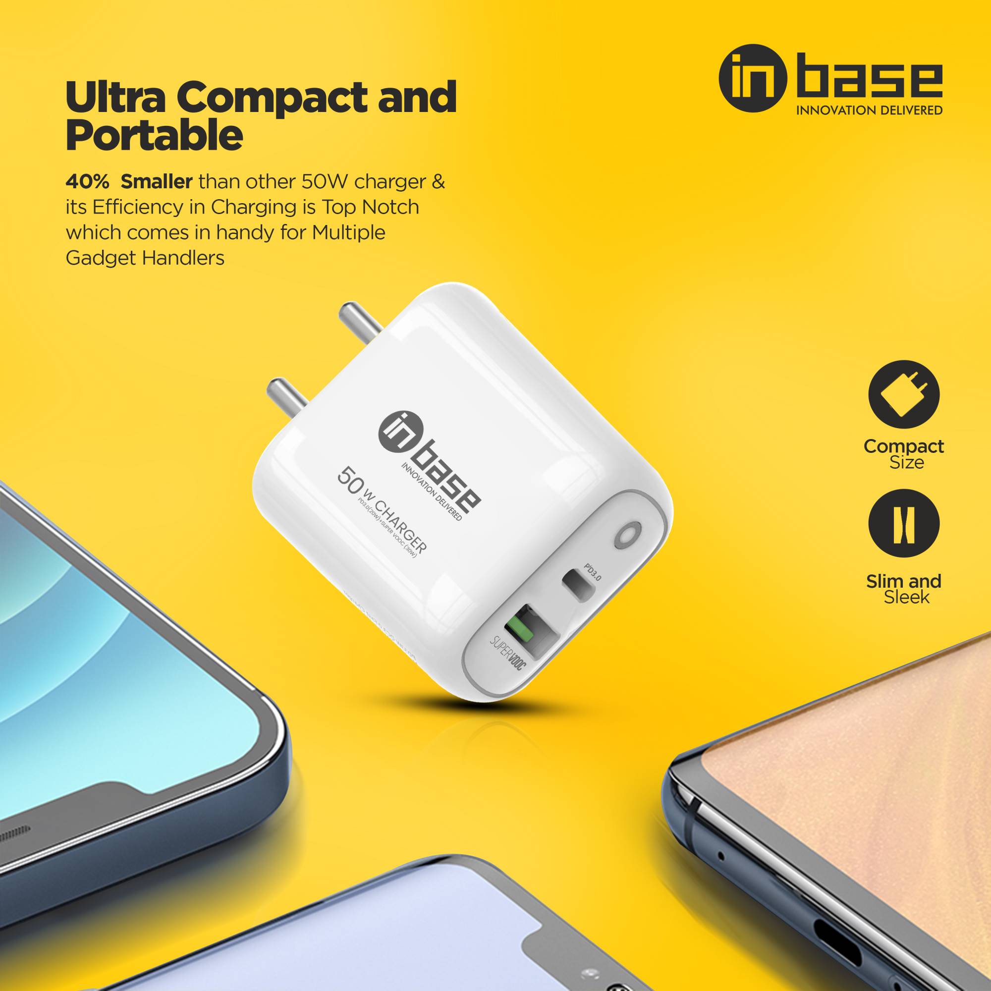 in base Ether PSV501 50W Type A & Type C 2-Port SUPERVOOC Charger (Type A to Type C Cable, GaN Tech Smart IC, White) in base Ether PSV501 50W Type A & Type C 2-Port SUPERVOOC Charger (Type A to Type C Cable, GaN Tech Smart IC, White)_6