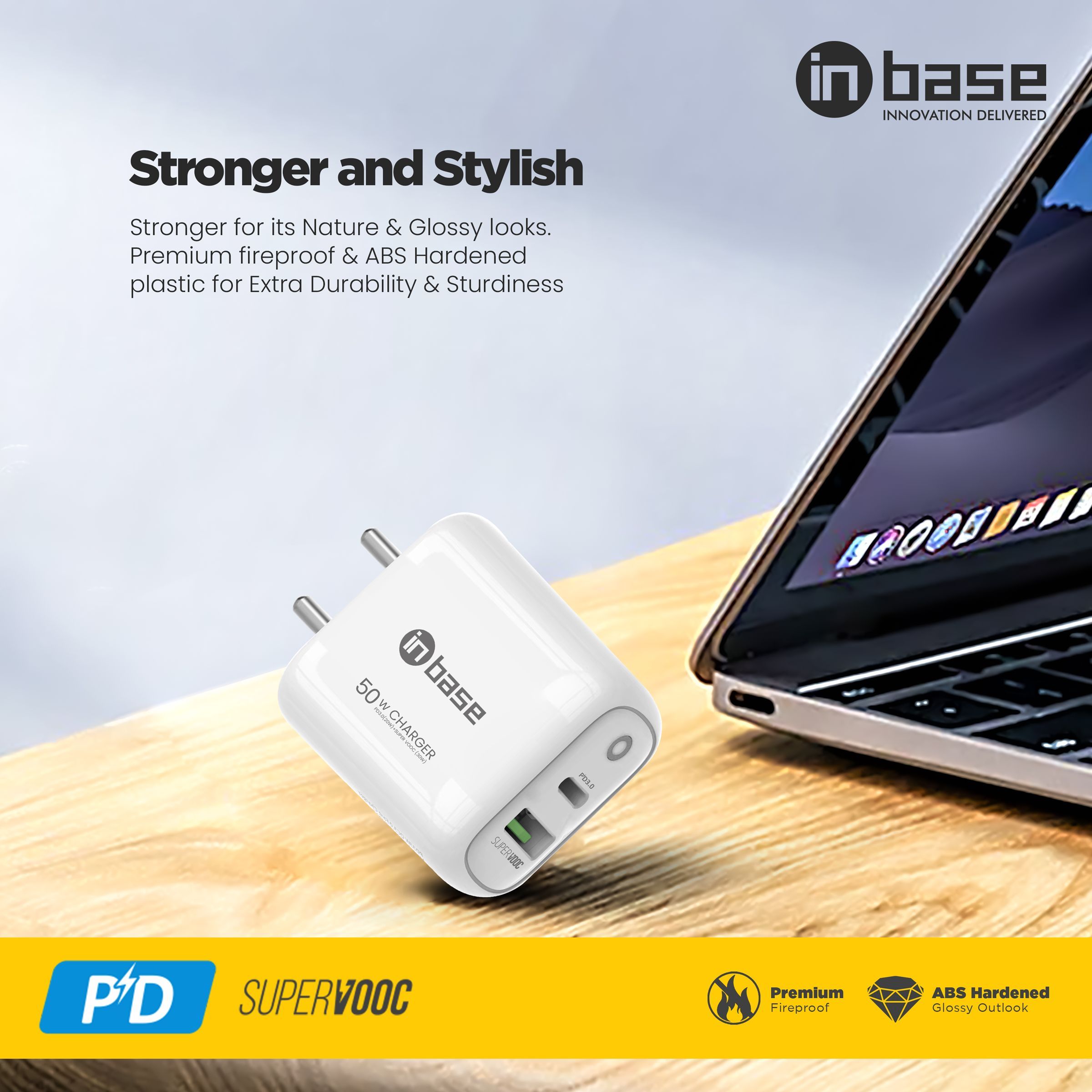 in base Ether PSV501 50W Type A & Type C 2-Port SUPERVOOC Charger (Type A to Type C Cable, GaN Tech Smart IC, White) in base Ether PSV501 50W Type A & Type C 2-Port SUPERVOOC Charger (Type A to Type C Cable, GaN Tech Smart IC, White)_7