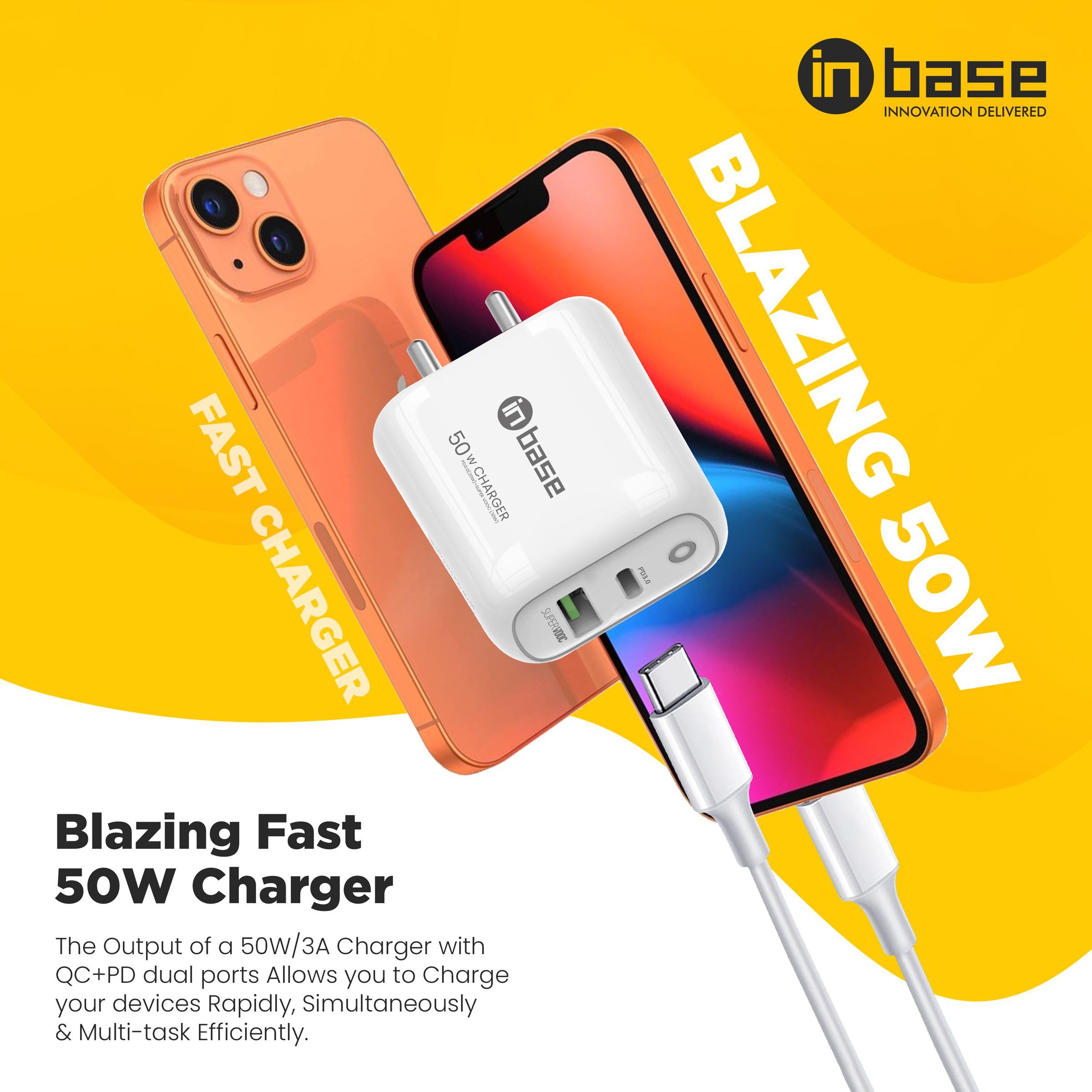 in base Ether PSV501 50W Type A & Type C 2-Port SUPERVOOC Charger (Type A to Type C Cable, GaN Tech Smart IC, White) in base Ether PSV501 50W Type A & Type C 2-Port SUPERVOOC Charger (Type A to Type C Cable, GaN Tech Smart IC, White)_8