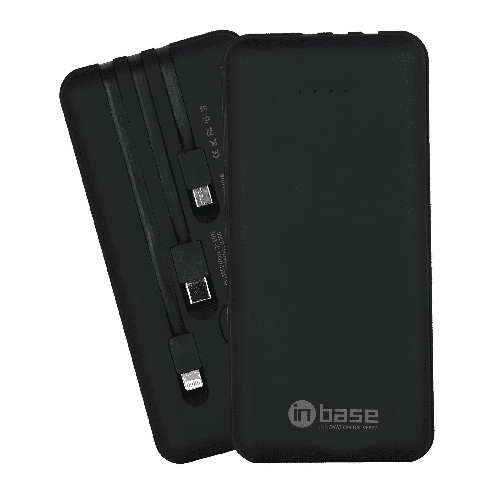 in base Club 20000 mAh 22.5W Fast Charging Power Bank (Type C, Micro USB and Lightning Cable, Aluminium Metal Casing, Smart IC Multi Level Protection, Black)_1