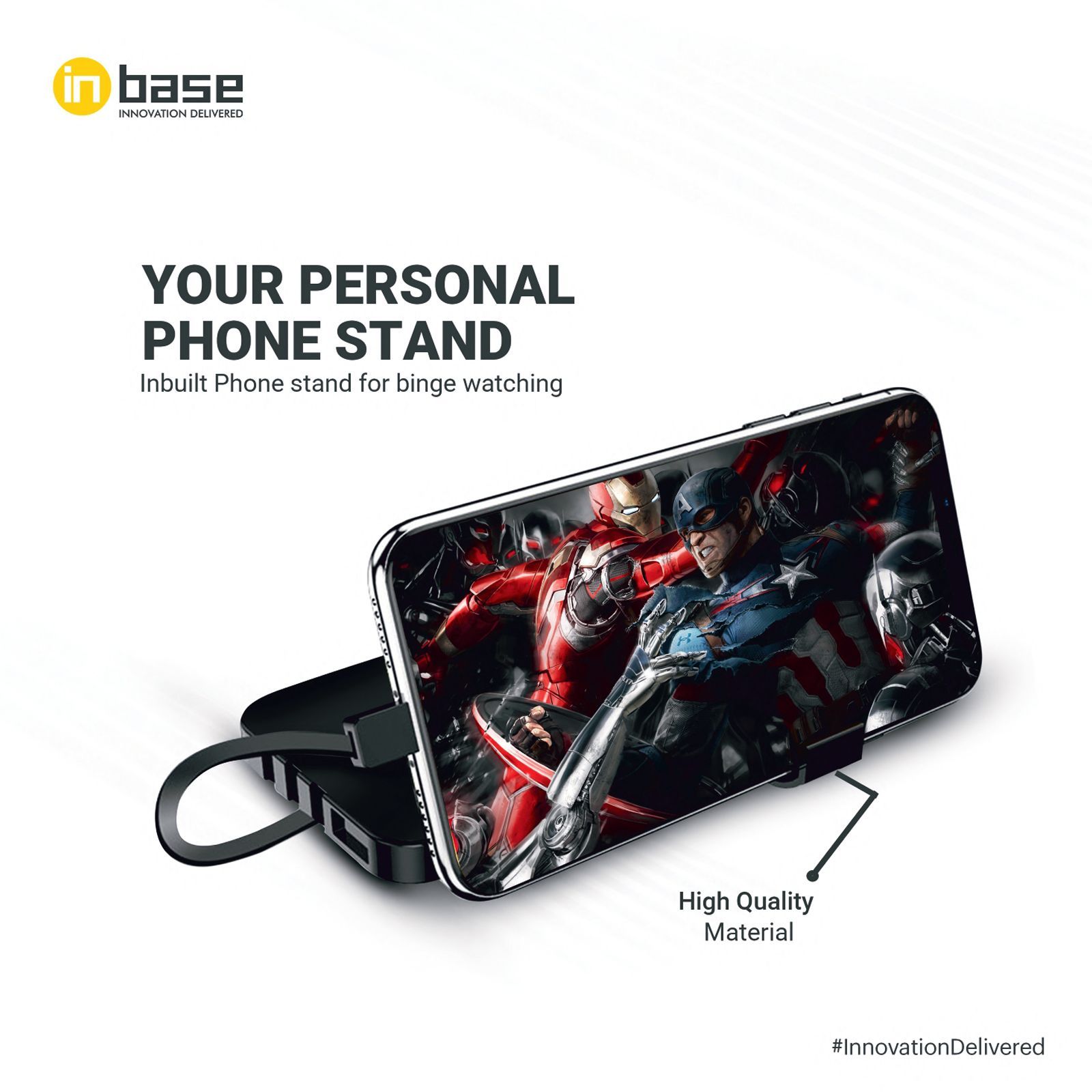 in base Club 20000 mAh 22.5W Fast Charging Power Bank (Type C, Micro USB and Lightning Cable, Aluminium Metal Casing, Smart IC Multi Level Protection, Black)_9