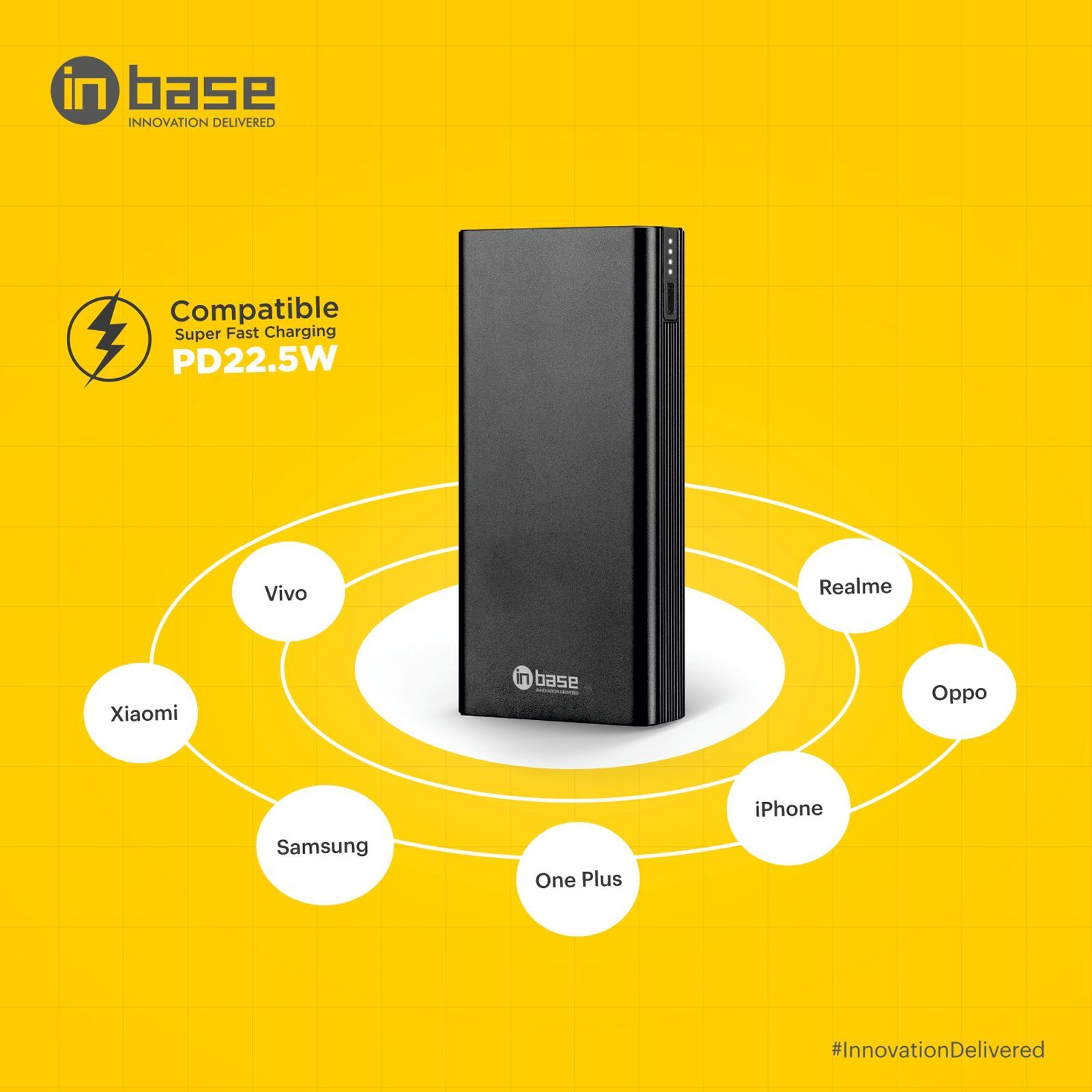 in base Cruze 20000 mAh 22.5W Fast Charging Power Bank (2 Type A & 1 Type C Ports, Metal Casing, Black)_8