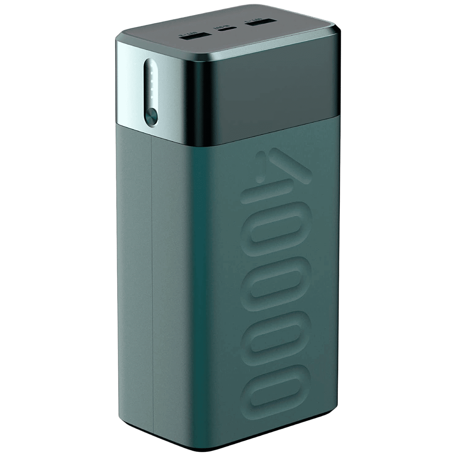 ambrane Stylo Boost 40000 mAh 65W Fast Charging Power Bank (2 Type A and 1 Type C Ports, LED Light Indicator, Green)_1