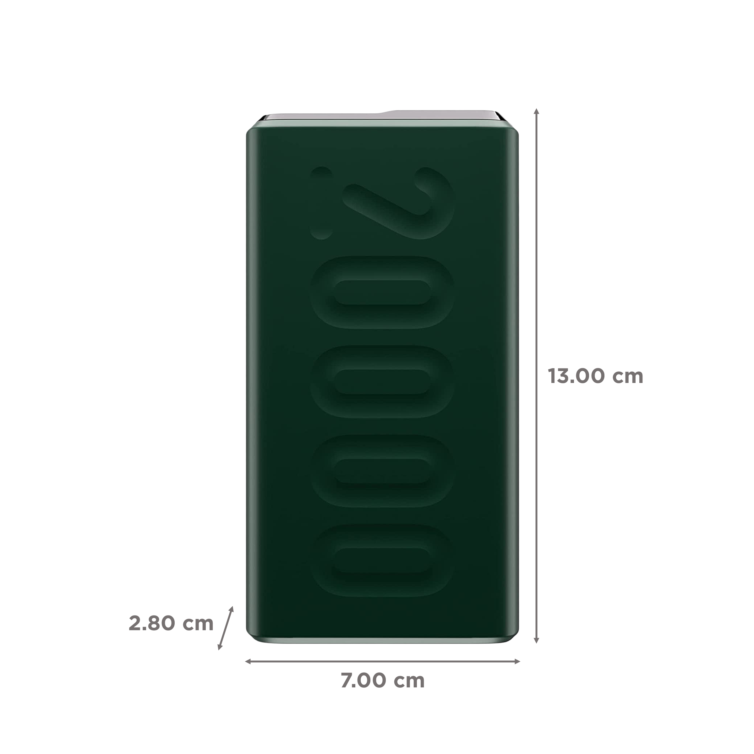 ambrane Stylo 20000 mAh 20W Fast Charging Power Bank (2 Type A and 1 Type C Ports, 360 Protection, Green)_2