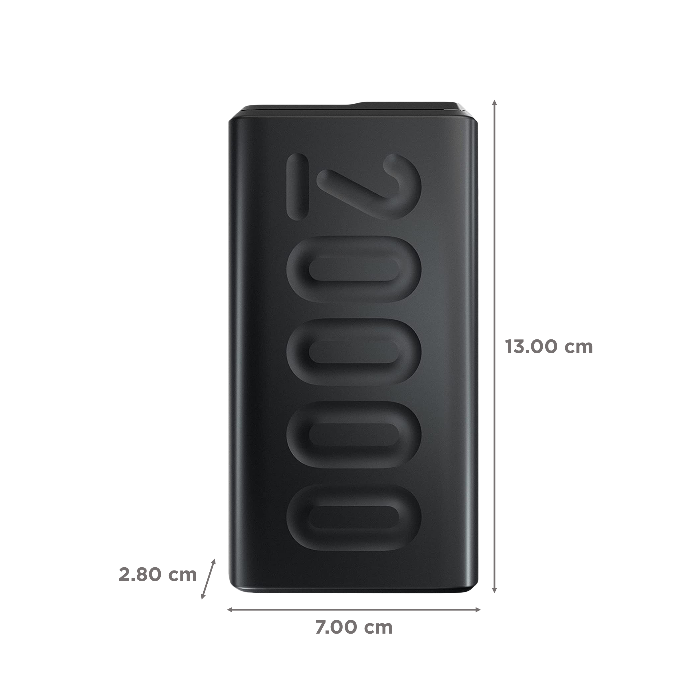 ambrane Stylo 20000 mAh 20W Fast Charging Power Bank (2 Type A and 1 Type C Ports, Quick Charge 3.0, Black)_2