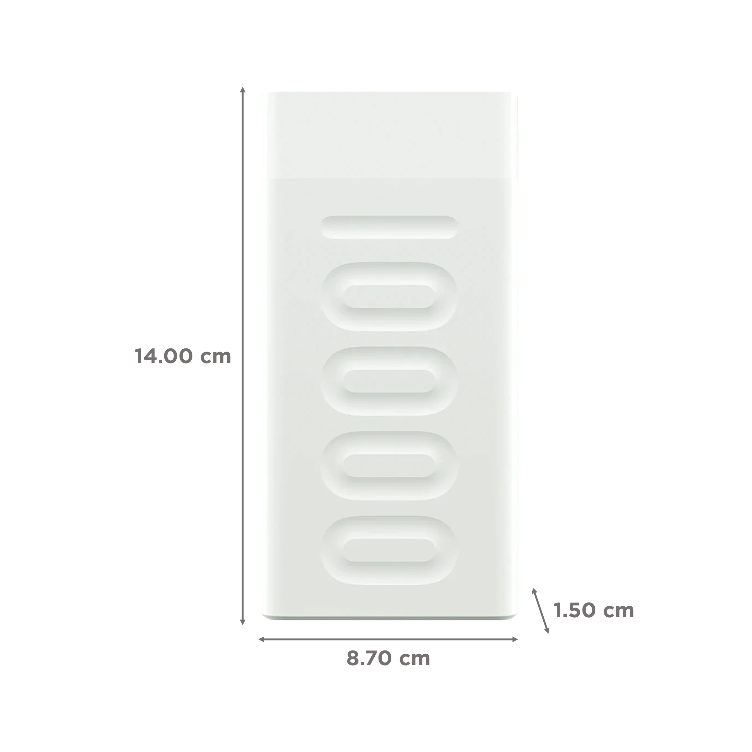 ambrane Stylo 10000 mAh 20W Fast Charging Power Bank (1 Type A and 1 Type C Ports, Quick Charge 3.0, White)_2