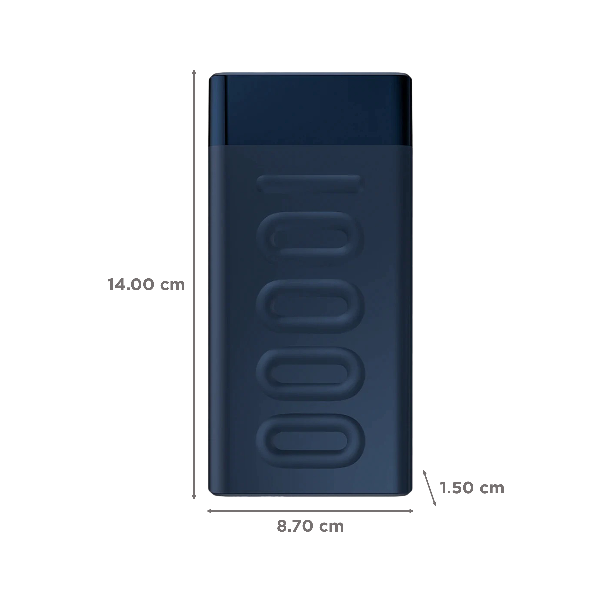 ambrane Stylo 10000 mAh 20W Fast Charging Power Bank (1 Type A and 1 Type C Ports, Quick Charge 3.0, Blue)_2