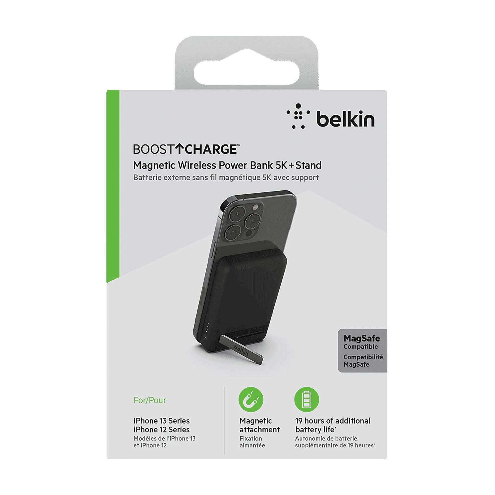 belkin BoostCharge 5000 mAh 10W Fast Charging Power Bank (1 Type C Port, Wireless Charging, Black)_16