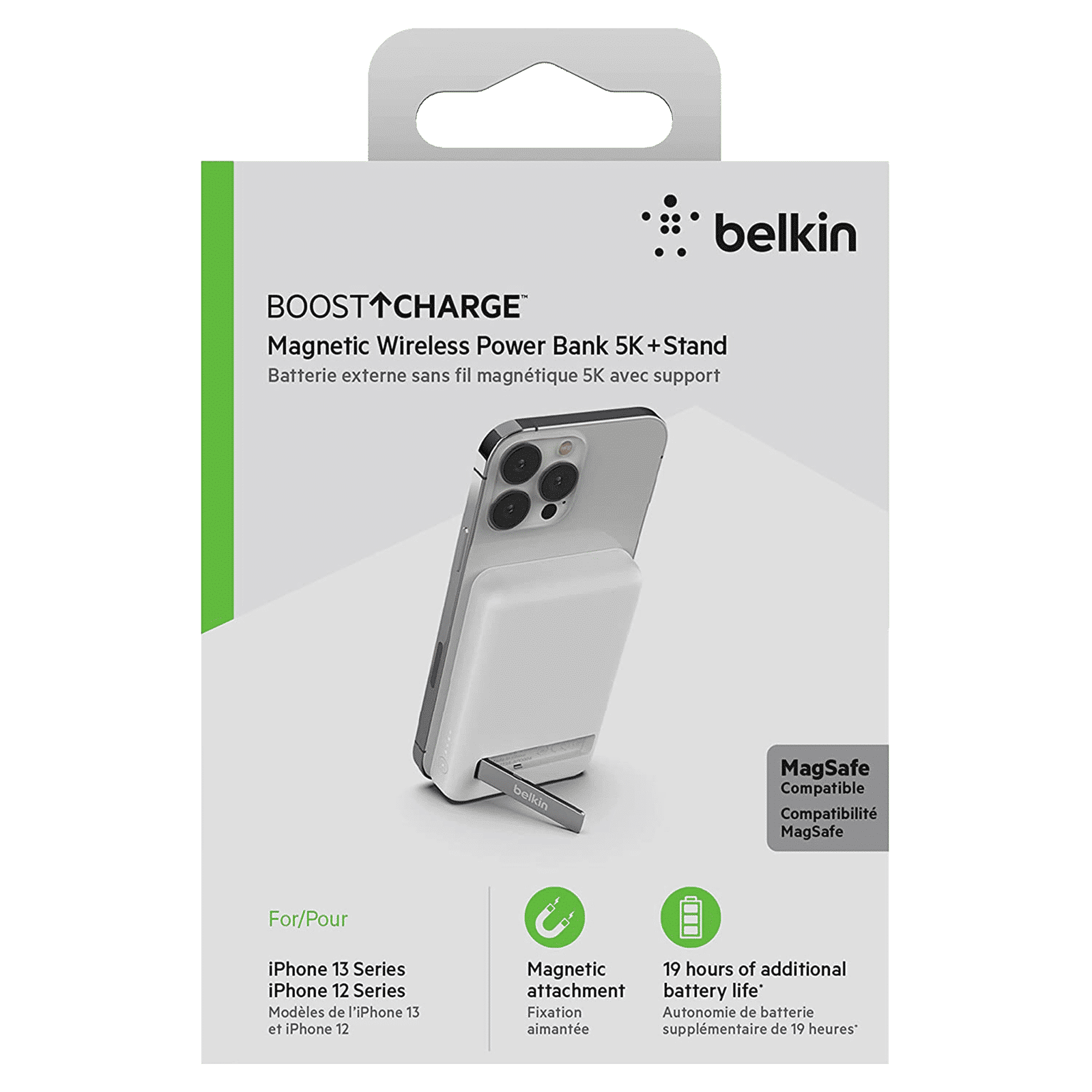 belkin BoostCharge 5000 mAh 10W Fast Charging Power Bank (1 Type C Port, Wireless Charging, White)_11