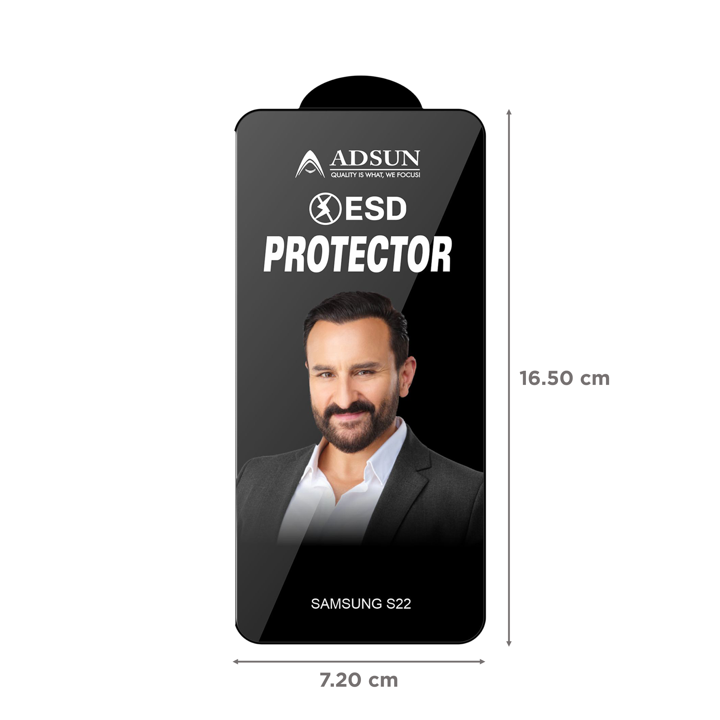 ADSUN ESD Tempered Glass for Apple iPhone 14 Plus (Scratch Protection)_2