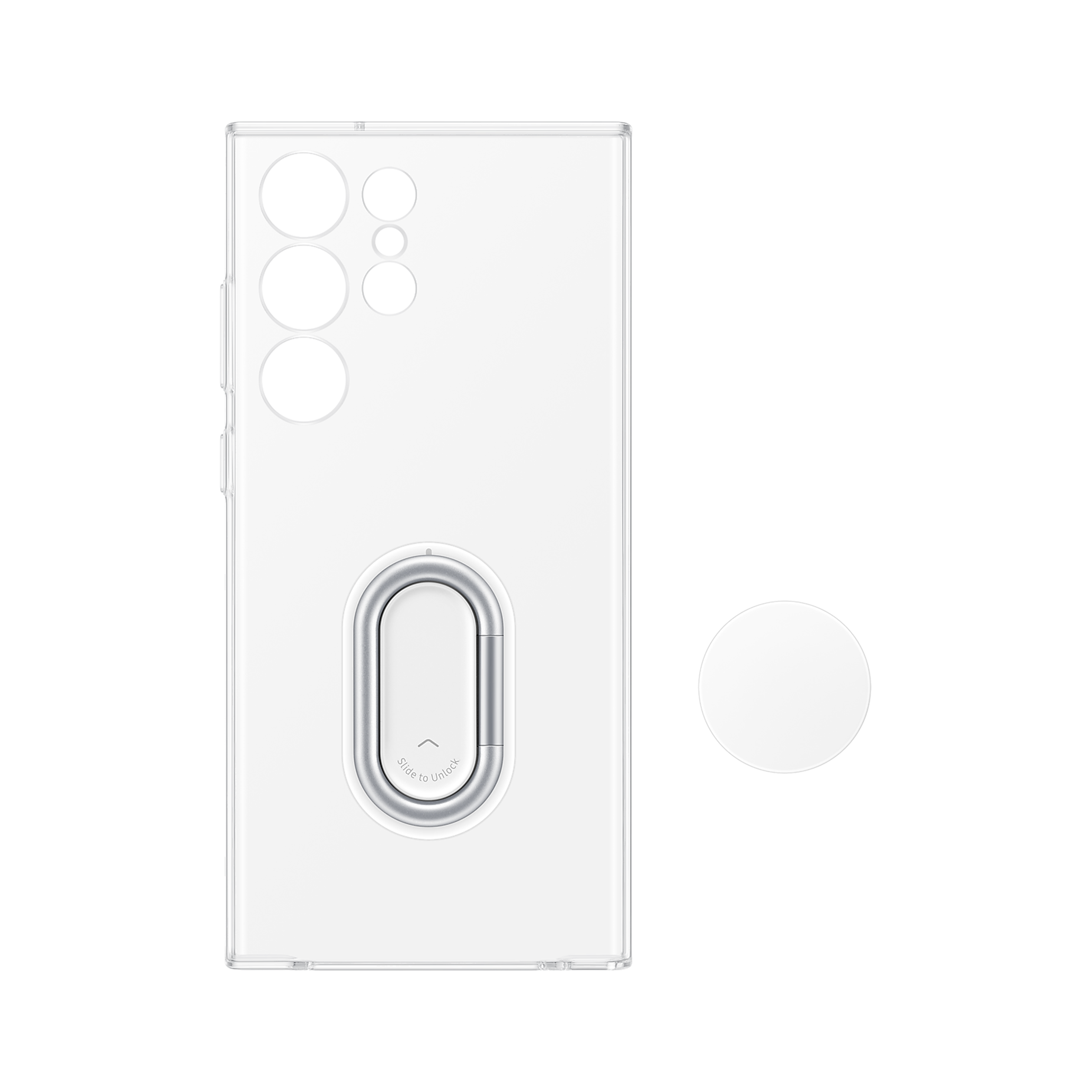 SAMSUNG Gadget Back Case for Galaxy S23 Ultra (Scratch Resistant, Transparent)_6