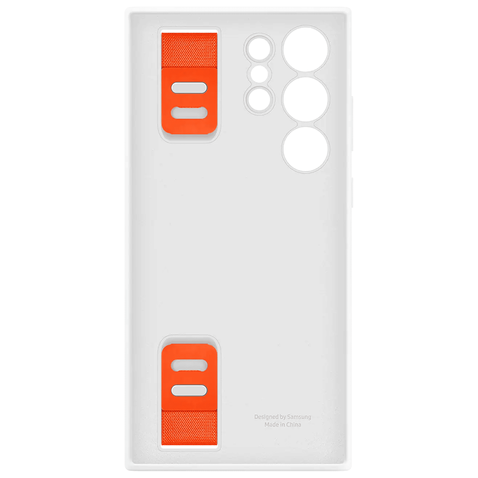 SAMSUNG Soft Silicone Grip Case for Galaxy S23 Ultra (Smooth Grip, White)_3