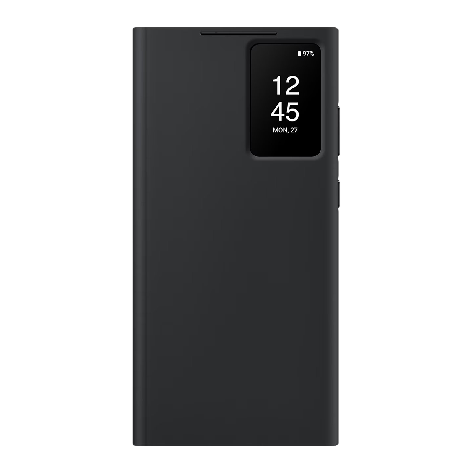 SAMSUNG Smart View Flip Case for SAMSUNG Galaxy S23 Ultra (Attached Wallet, Black)_1