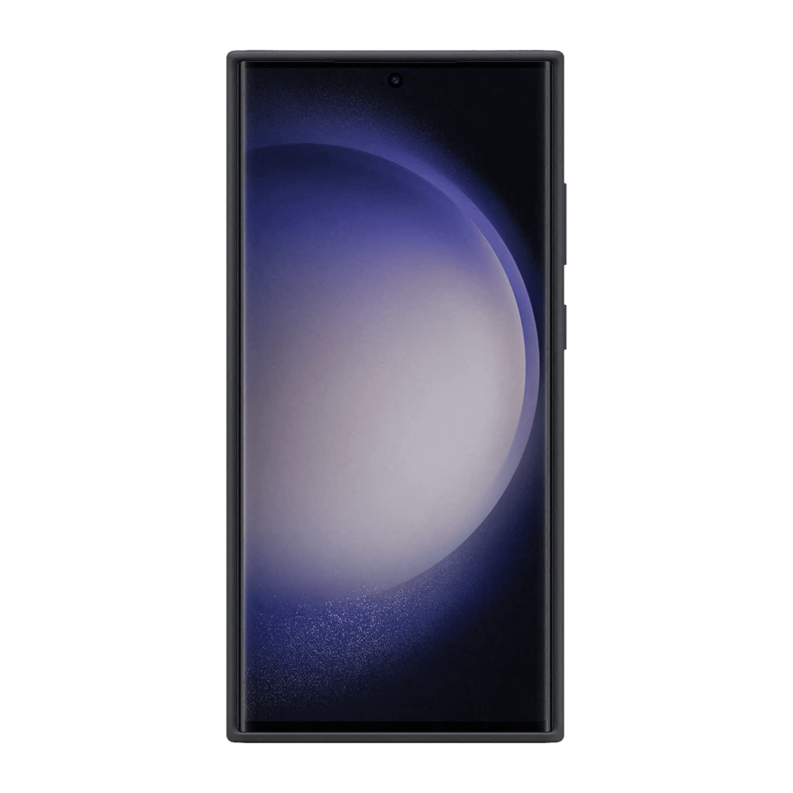 SAMSUNG Soft Silicone Grip Case for Galaxy S23 (Display Window, Black)_5