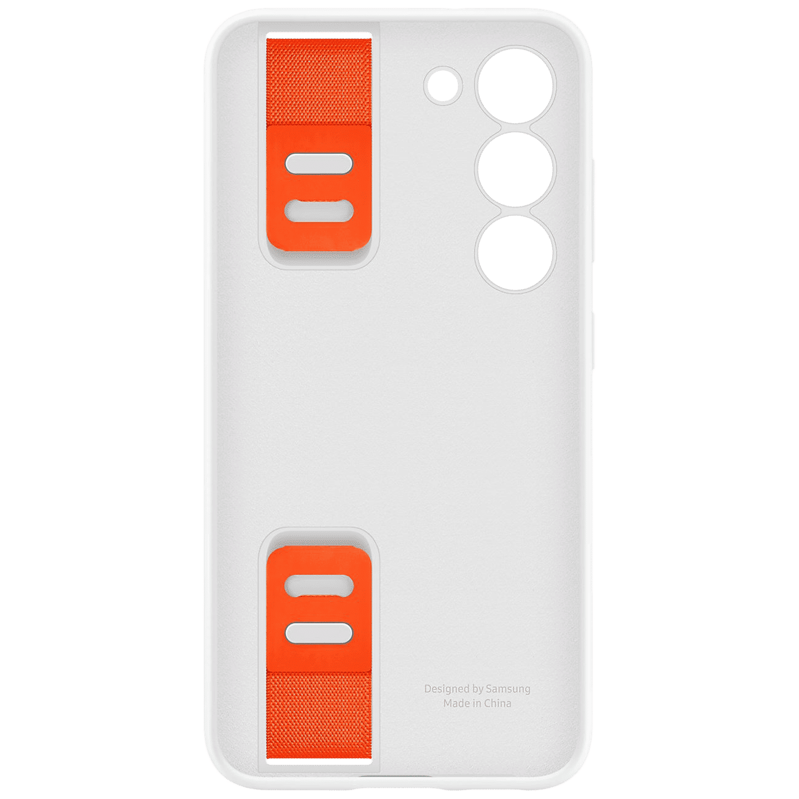 SAMSUNG Soft Silicone Grip Case for Galaxy S23 (White)_3