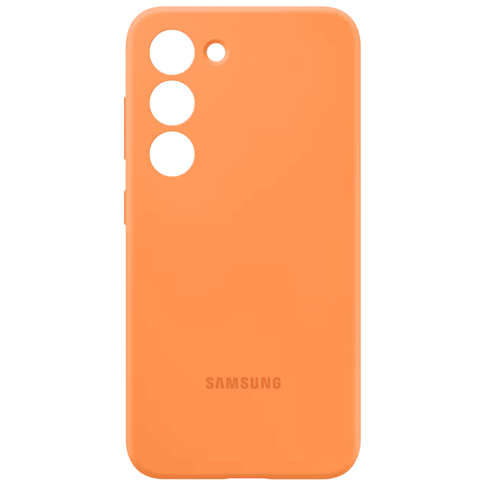 SAMSUNG Soft Silicone Back Case for Galaxy S23 (Orange)_1
