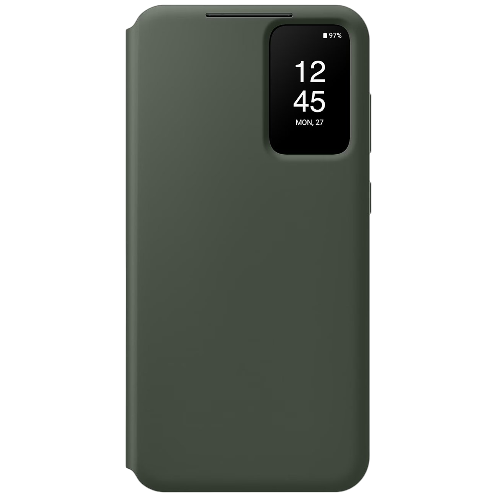 SAMSUNG Smart View Flip Case for Galaxy S23 Plus (Attached Wallet, Green)_1