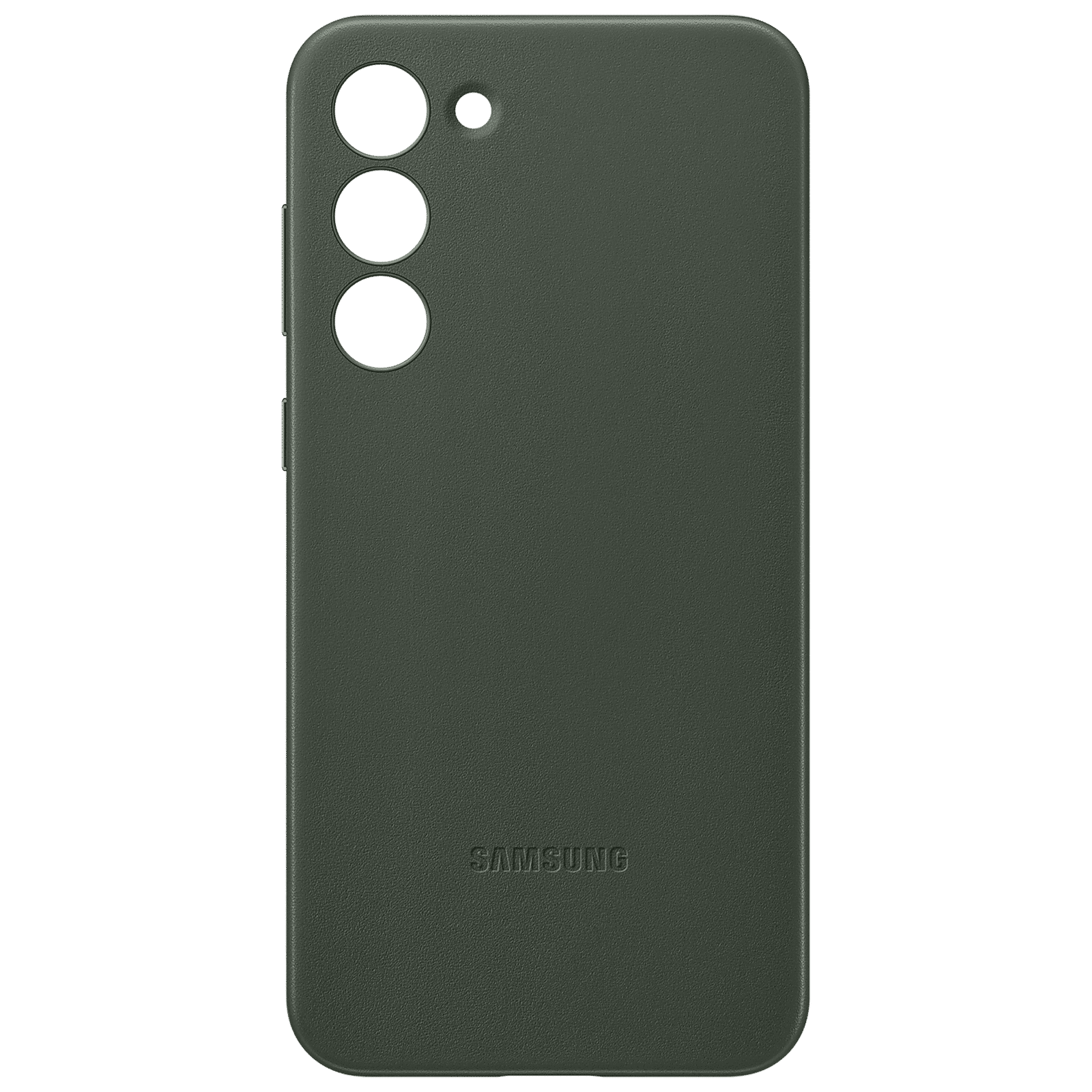 SAMSUNG Soft Leather Back Cover for SAMSUNG Galaxy S23+ (Secure Fit, Green)_1