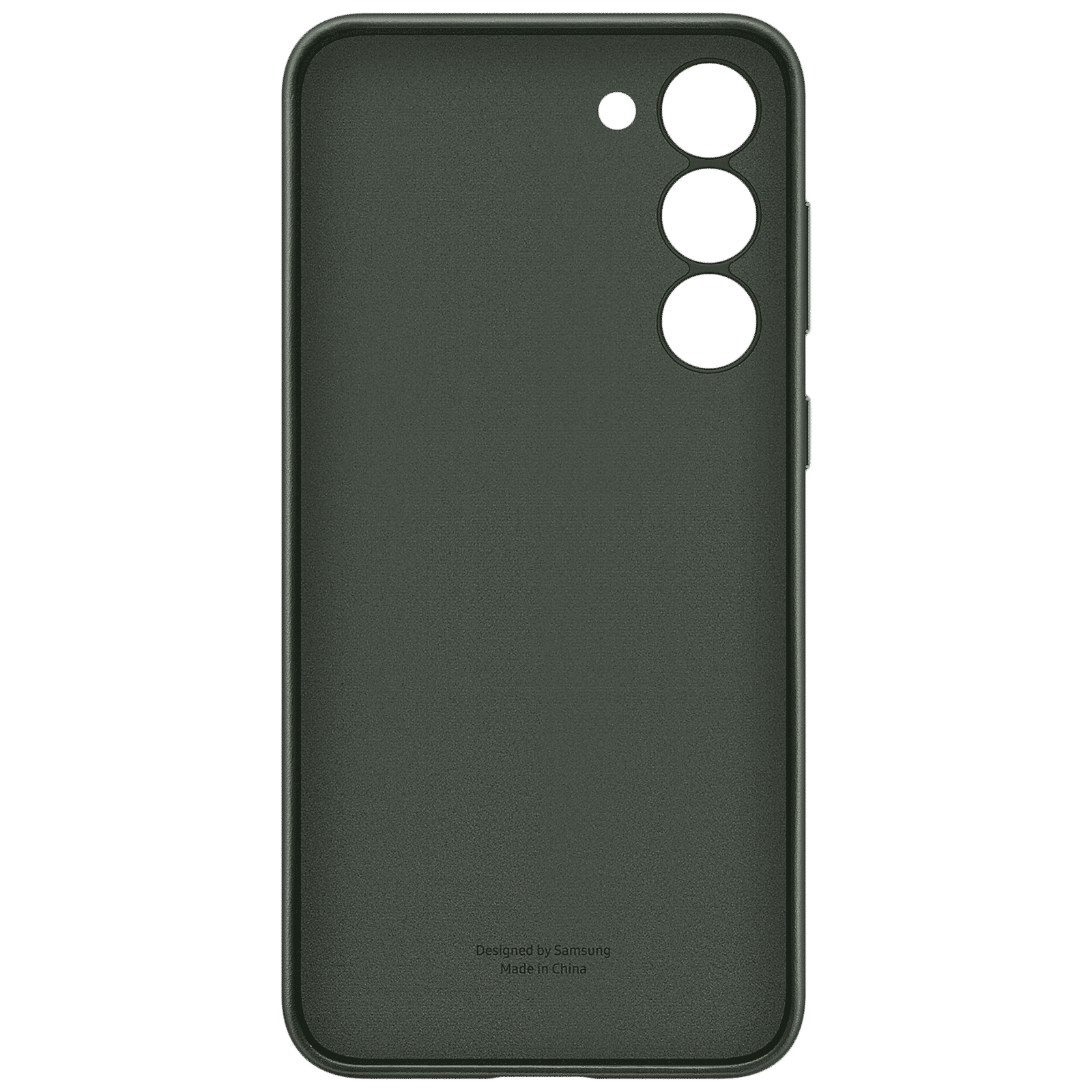 SAMSUNG Soft Leather Back Cover for SAMSUNG Galaxy S23+ (Secure Fit, Green)_4