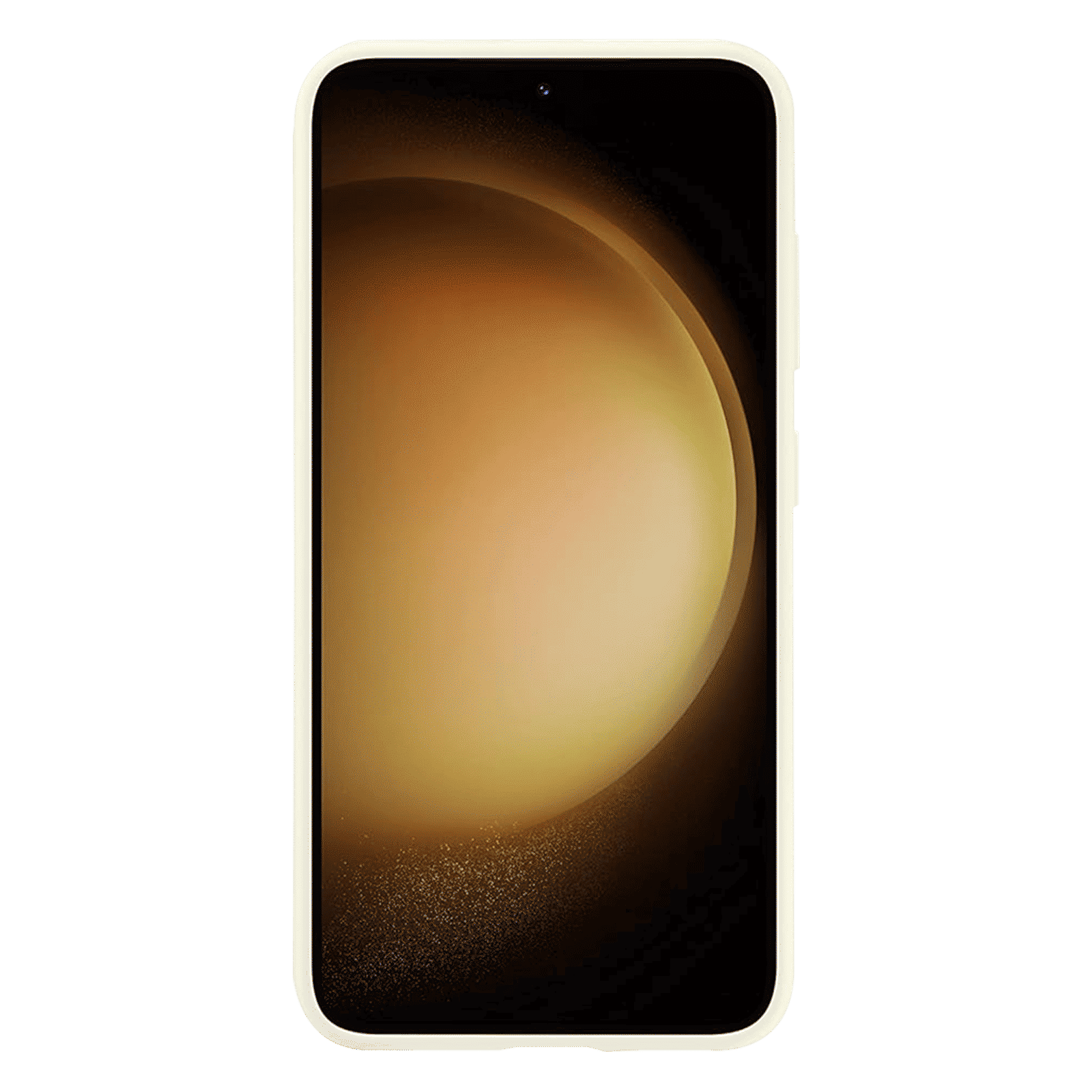 SAMSUNG Silicone Back Case for Galaxy S23 (Scratch Resistant, Cream)_4