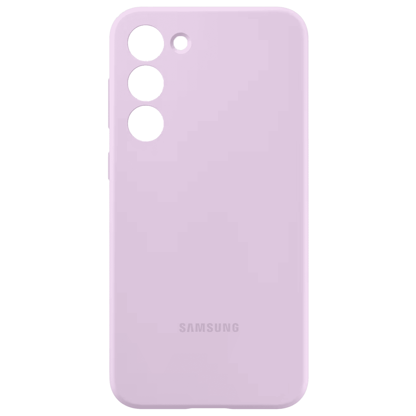 SAMSUNG Silicone Back Cover for SAMSUNG Galaxy S23+ (Scratch Resistant, Lilac)_1