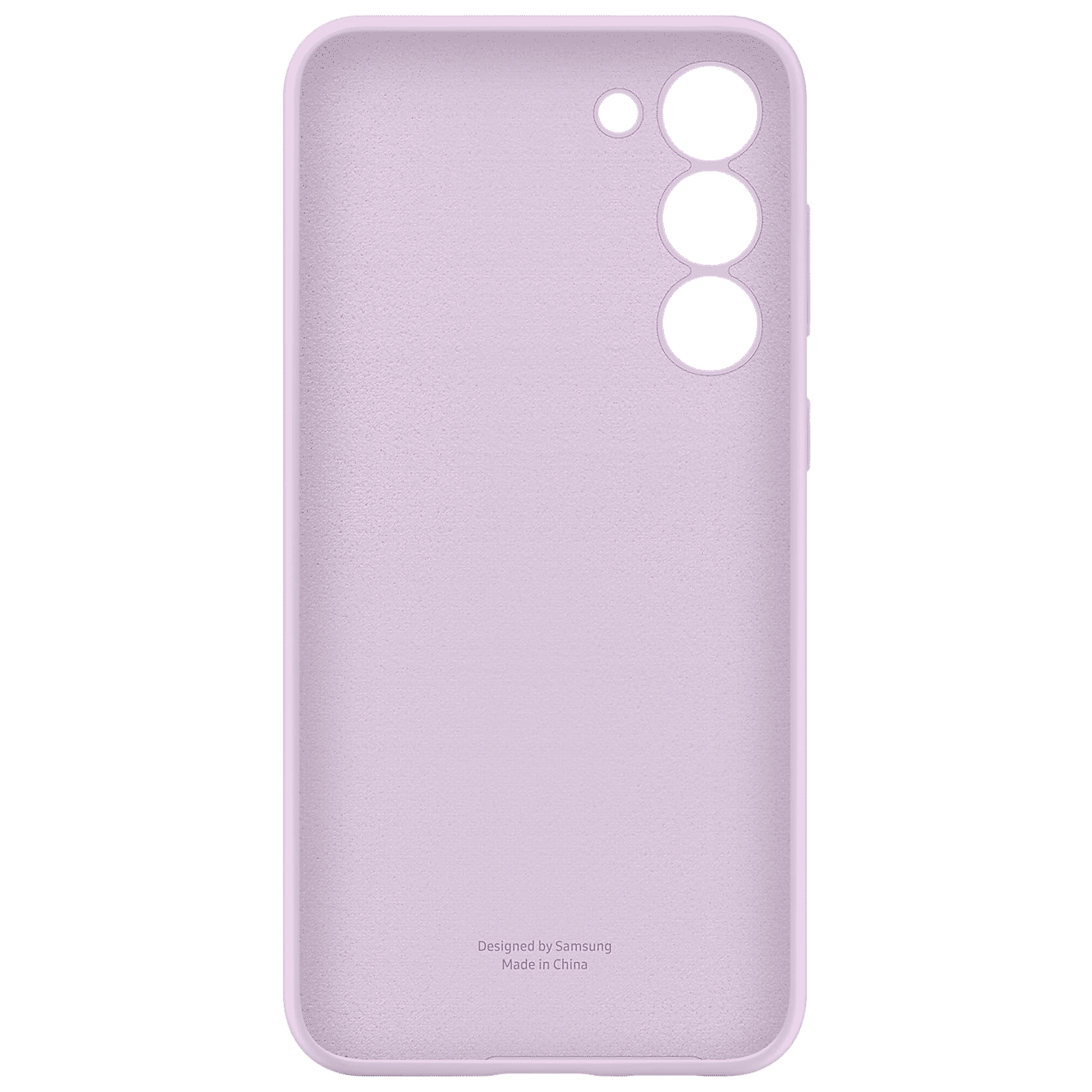 SAMSUNG Silicone Back Cover for SAMSUNG Galaxy S23+ (Scratch Resistant, Lilac)_3