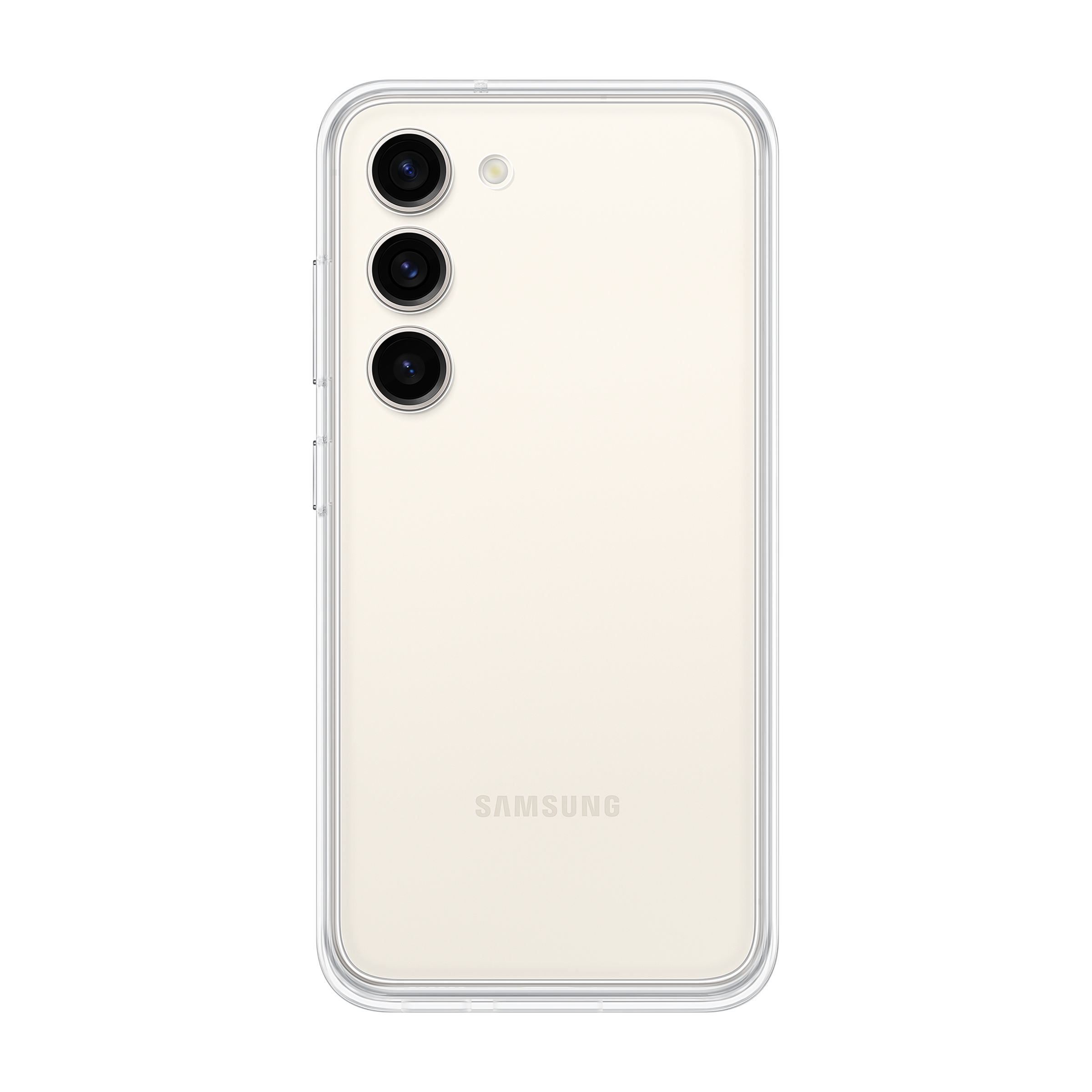 SAMSUNG Frame Back Cover for SAMSUNG Galaxy S23 (Two Looks In One, White)_3