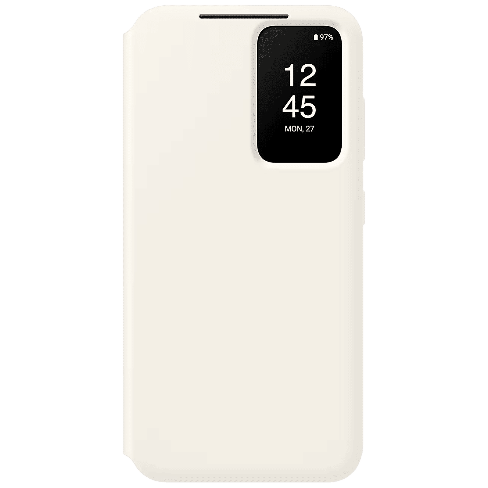 SAMSUNG Smart View Flip Case for SAMSUNG Galaxy S23 (Smart View, Cream)_1