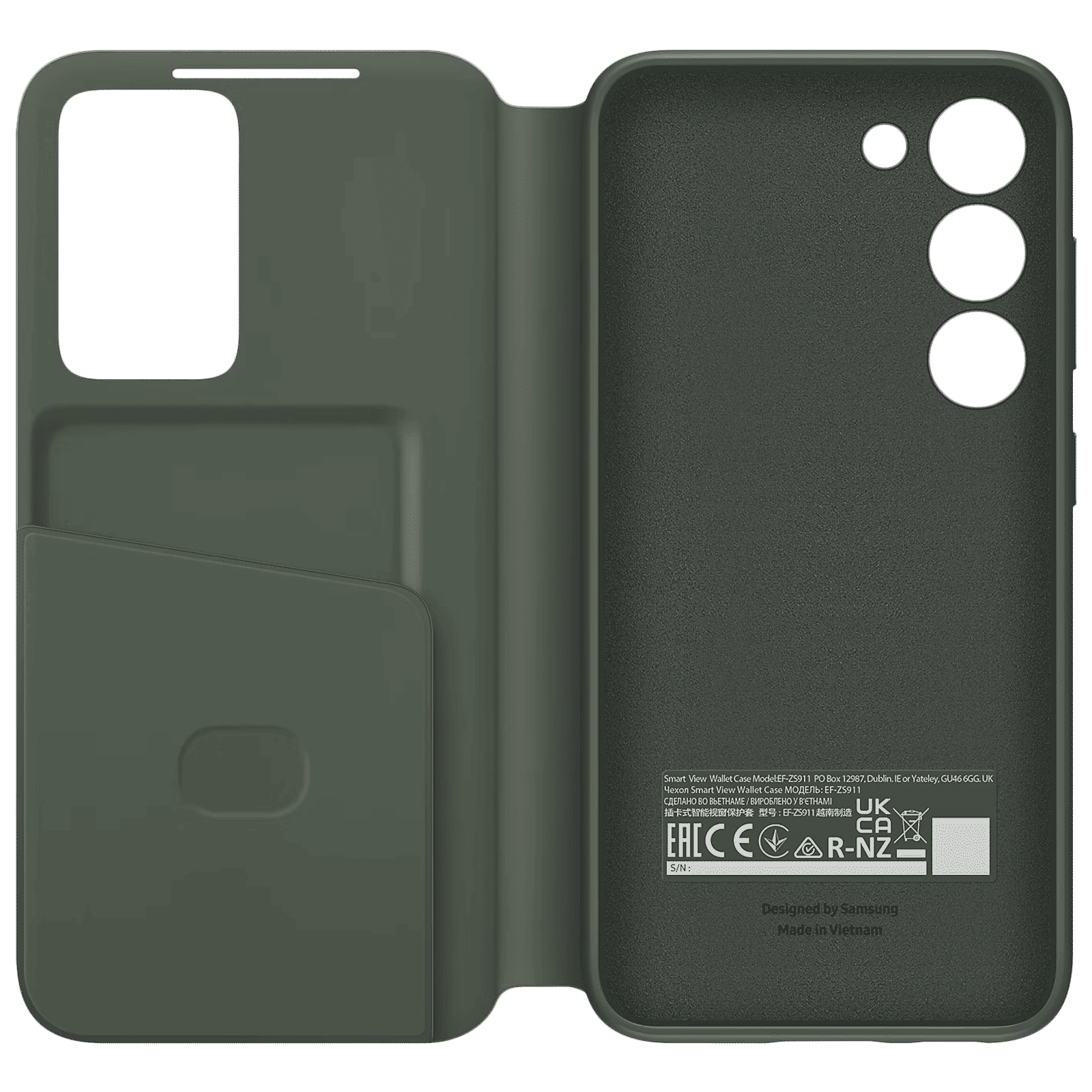 SAMSUNG Smart View Flip Case for SAMSUNG Galaxy S23 (Smart View, Green)_3