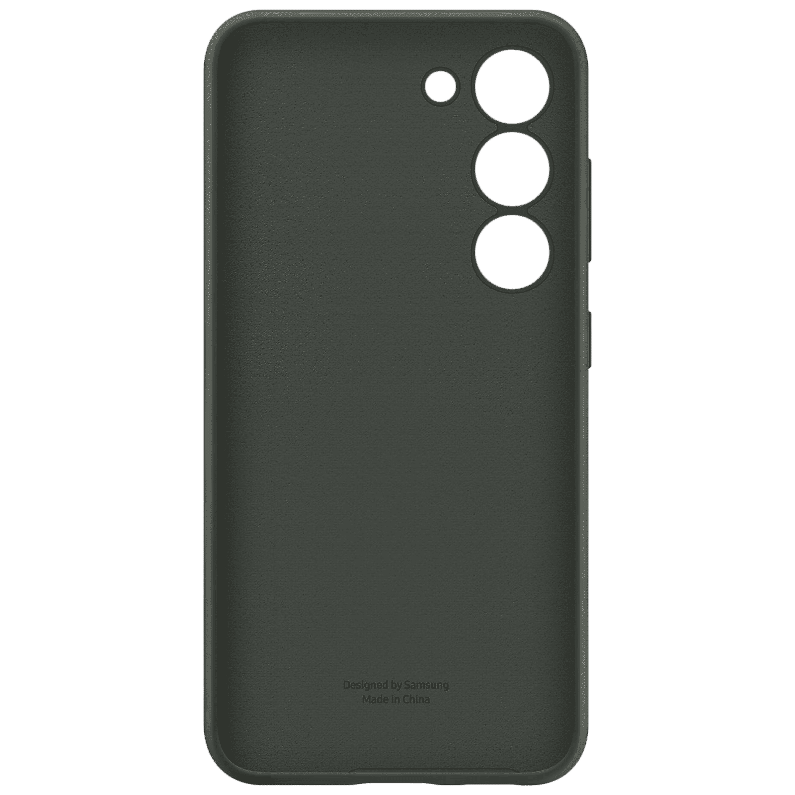 SAMSUNG Soft Silicone Back Cover for SAMSUNG Galaxy S23 (Scratch Resistant, Khaki)_4