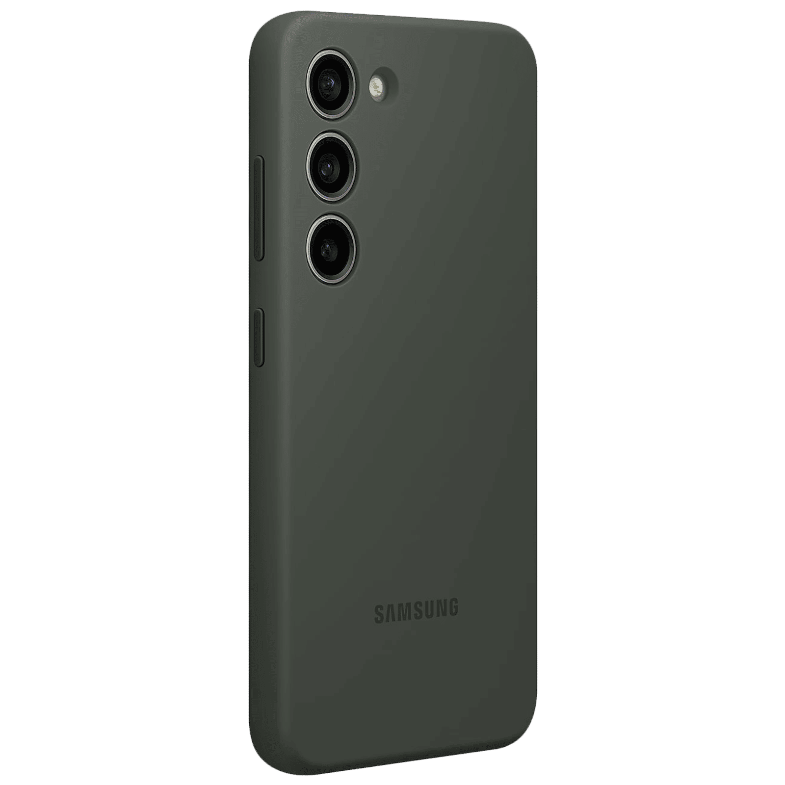 SAMSUNG Soft Silicone Back Cover for SAMSUNG Galaxy S23 (Scratch Resistant, Khaki)_5