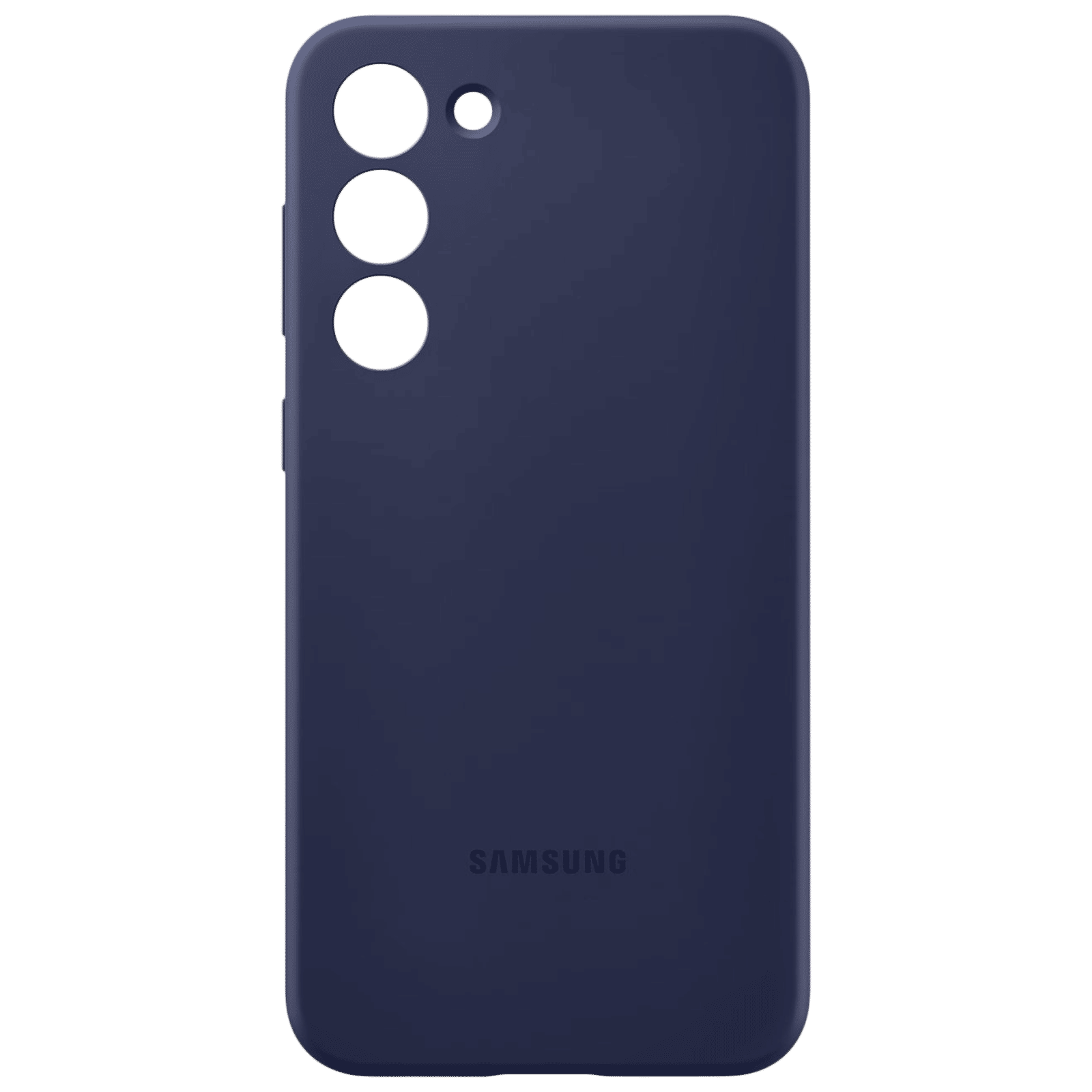 SAMSUNG Soft Silicone Back Cover for SAMSUNG Galaxy S23+ (Scratch Resistant, Navy)_1