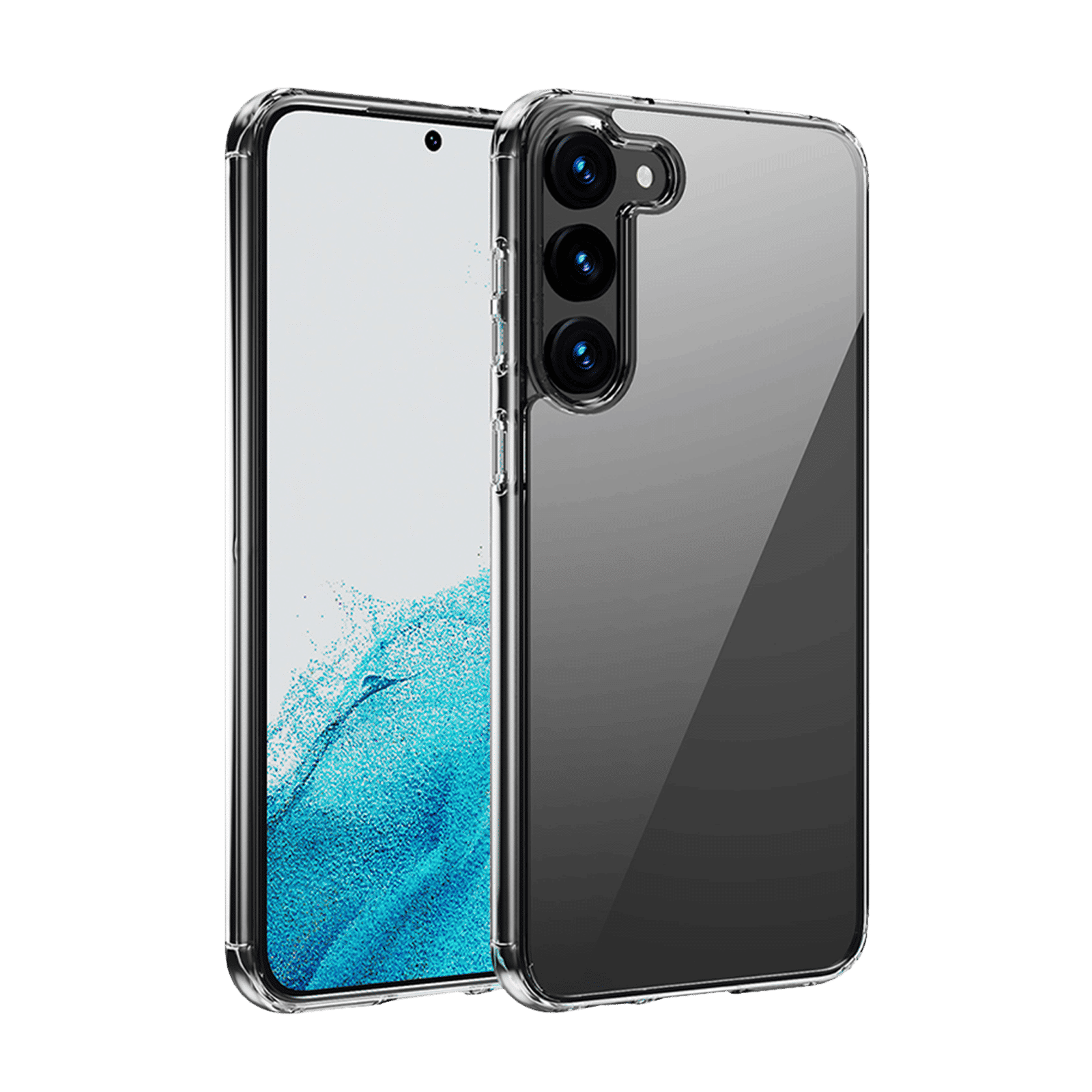 Quix TPU Back Cover for SAMSUNG Galaxy S23+ (Slim-Fit, Transparent)_1