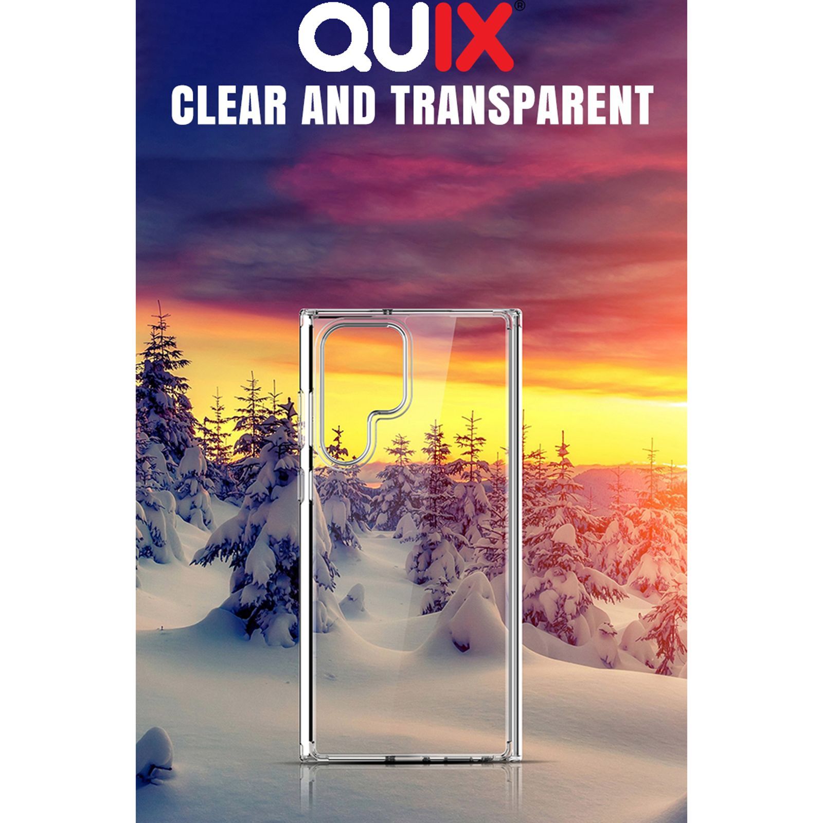 Quix TPU Back Cover for SAMSUNG Galaxy S23 Ultra (Slim-Fit, Transparent)_5