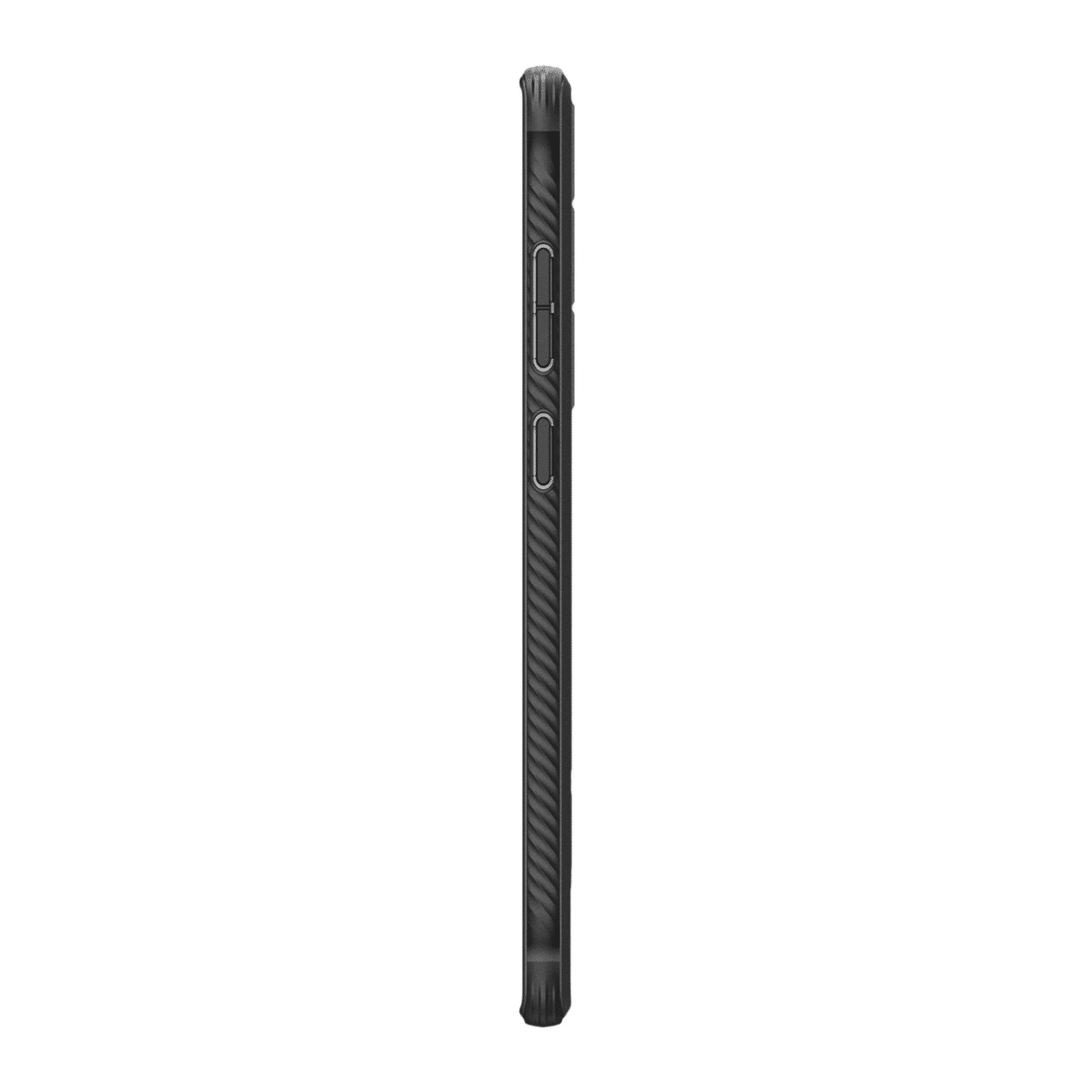 spigen Rugged Armor TPU Back Cover for Samsung Galaxy S23 Ultra (Shock Absorbent, Matte Black)_4