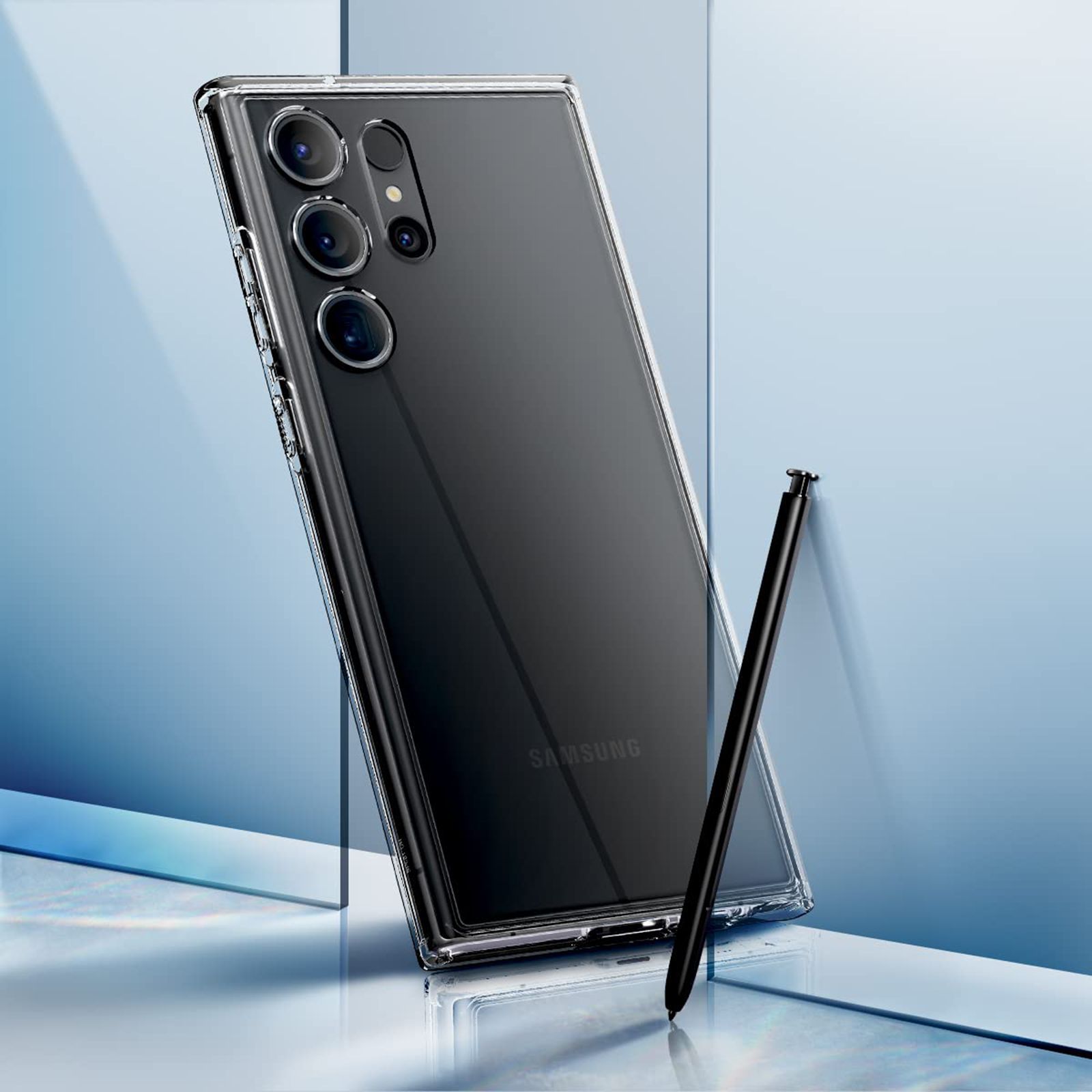 spigen Ultra Hybrid PC and TPU Back Cover for Samsung Galaxy S23 Ultra (Shock Absorbent, Crystal Clear) spigen Ultra Hybrid PC and TPU Back Cover for Samsung Galaxy S23 Ultra (Shock Absorbent, Crystal Clear)_15