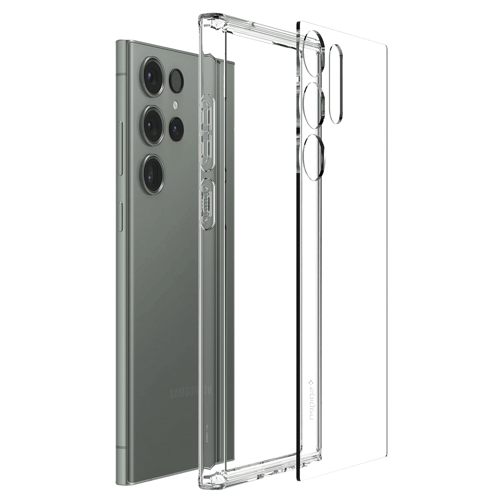 spigen Ultra Hybrid PC and TPU Back Cover for Samsung Galaxy S23 Ultra (Shock Absorbent, Crystal Clear) spigen Ultra Hybrid PC and TPU Back Cover for Samsung Galaxy S23 Ultra (Shock Absorbent, Crystal Clear)_6