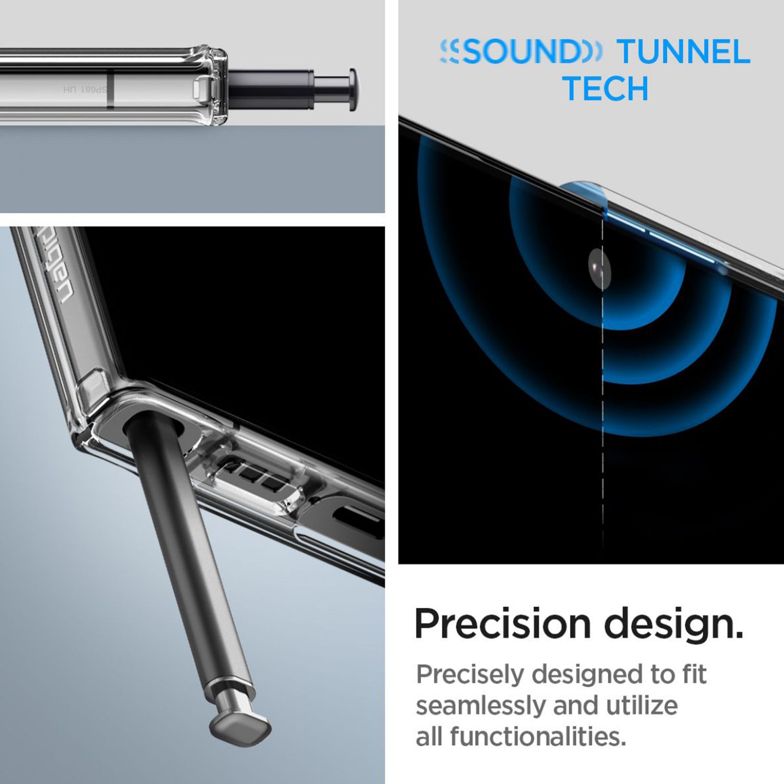 spigen Ultra Hybrid PC and TPU Back Cover for Samsung Galaxy S23 Ultra (Shock Absorbent, Crystal Clear) spigen Ultra Hybrid PC and TPU Back Cover for Samsung Galaxy S23 Ultra (Shock Absorbent, Crystal Clear)_8